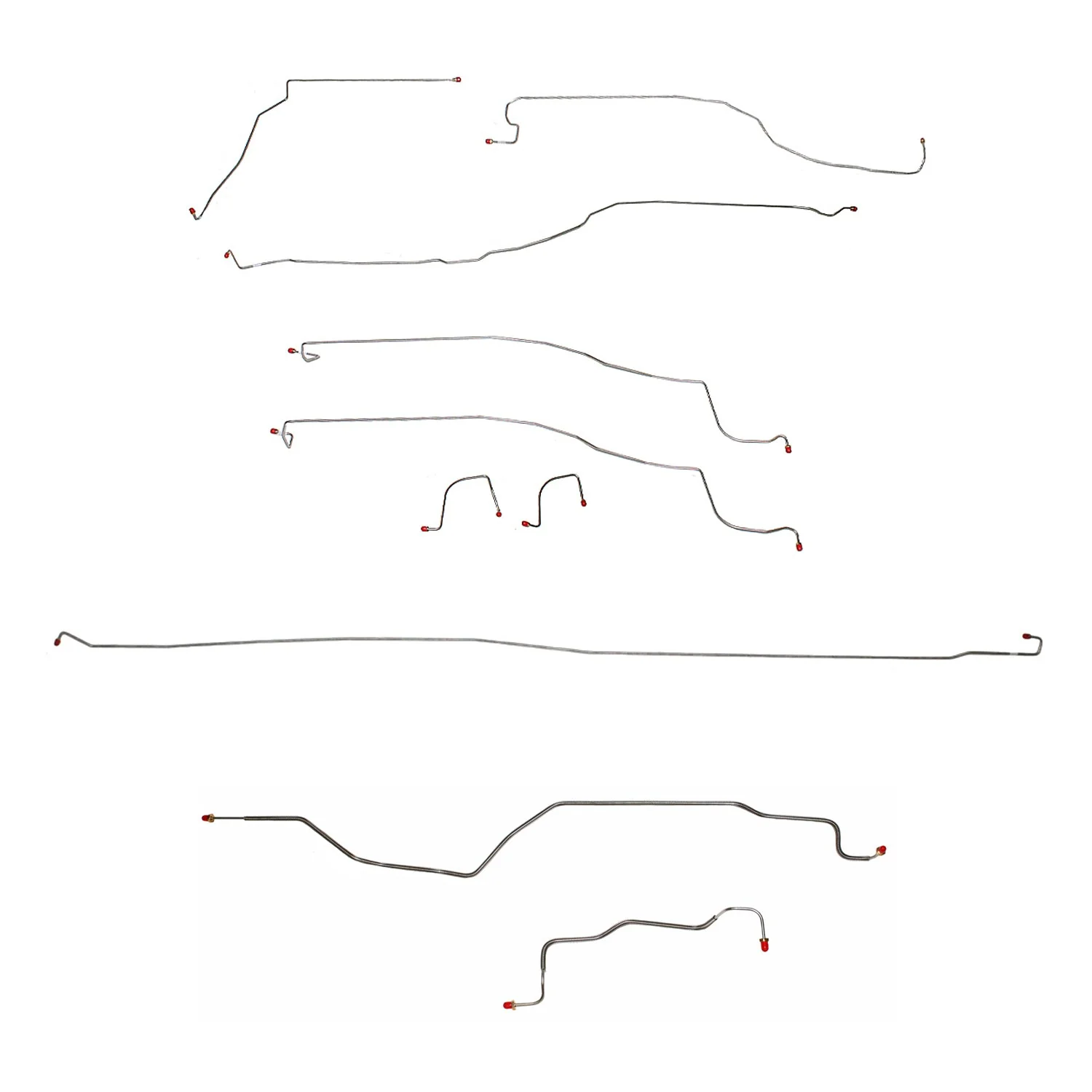 CBK0103- 03-04 GM 1500 Truck, 4wd, Reg Cab/Short Bed; Complete Brake Line Kit