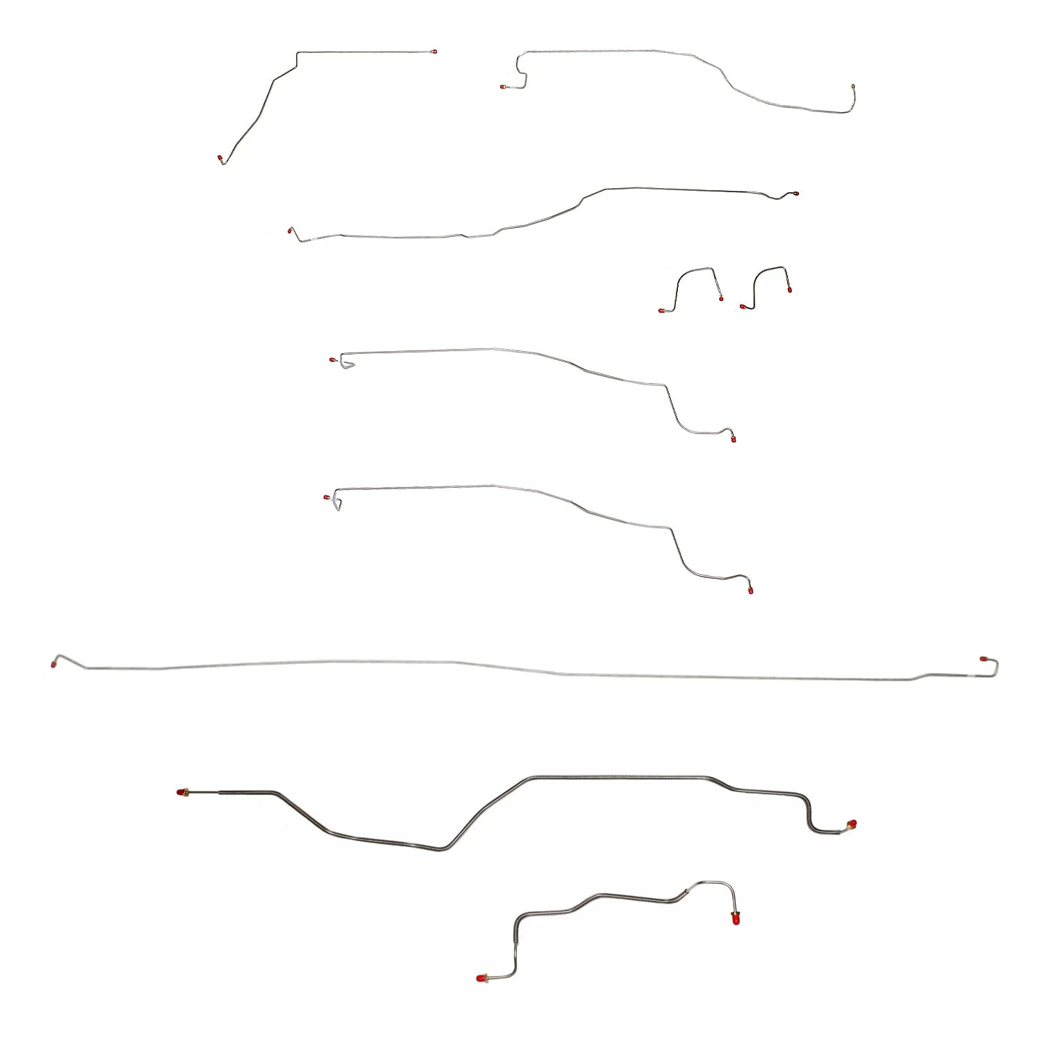 CBK0110- 03-04 GM 1500, 2wd, Ext/Crew Cab/Short Bed; Complete Brake Line Kit - Image 2