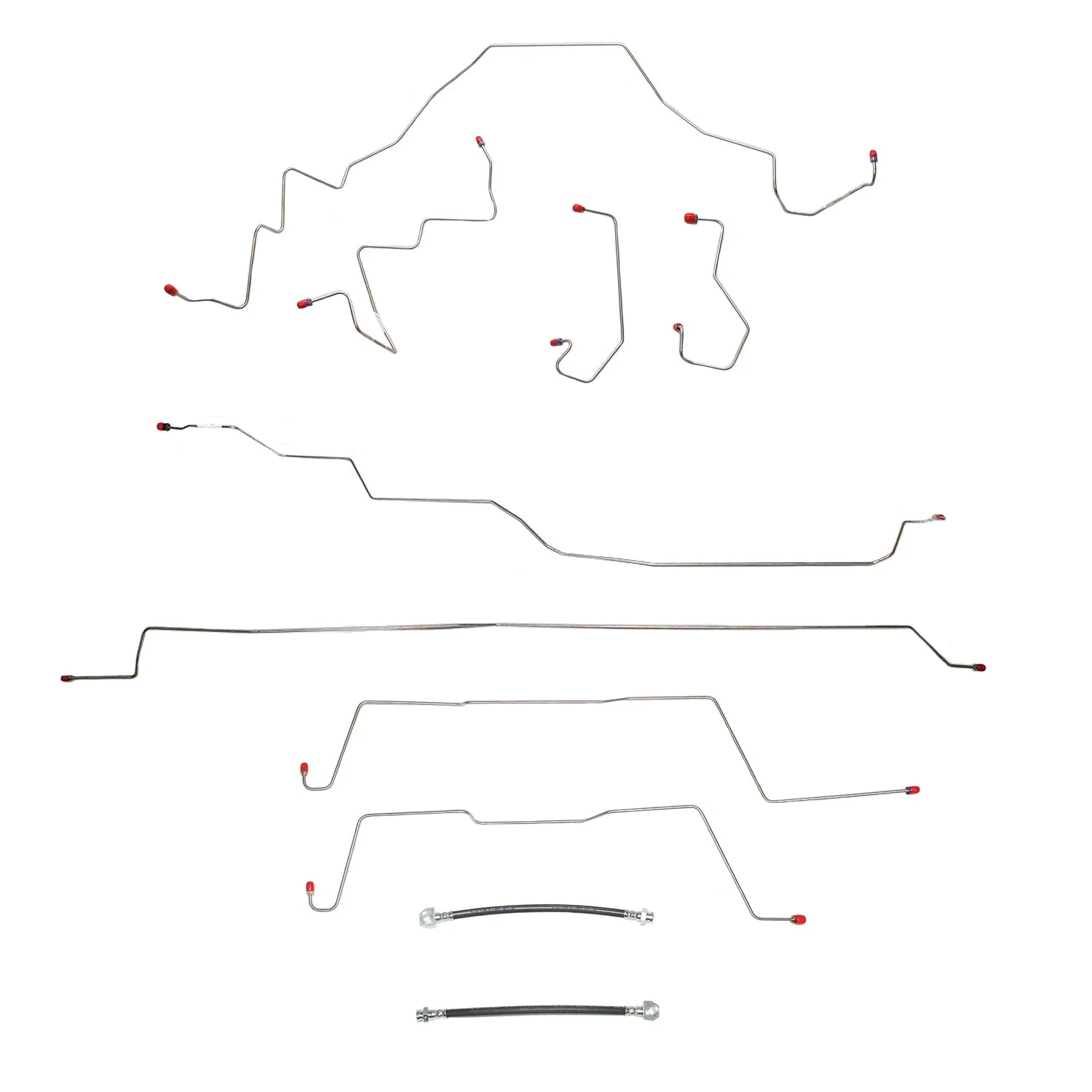 CBK0122- 01-03 FORD F-150 SVT Lightning; Complete Brake Line Kit