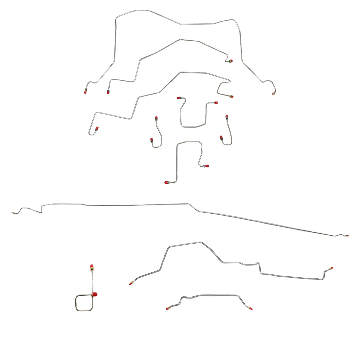 CBK0124- 98-01 RAM 2500, MAN, 4WD, REAR ABS, EXT CAB, SHORT BED BRAKE LINE KIT