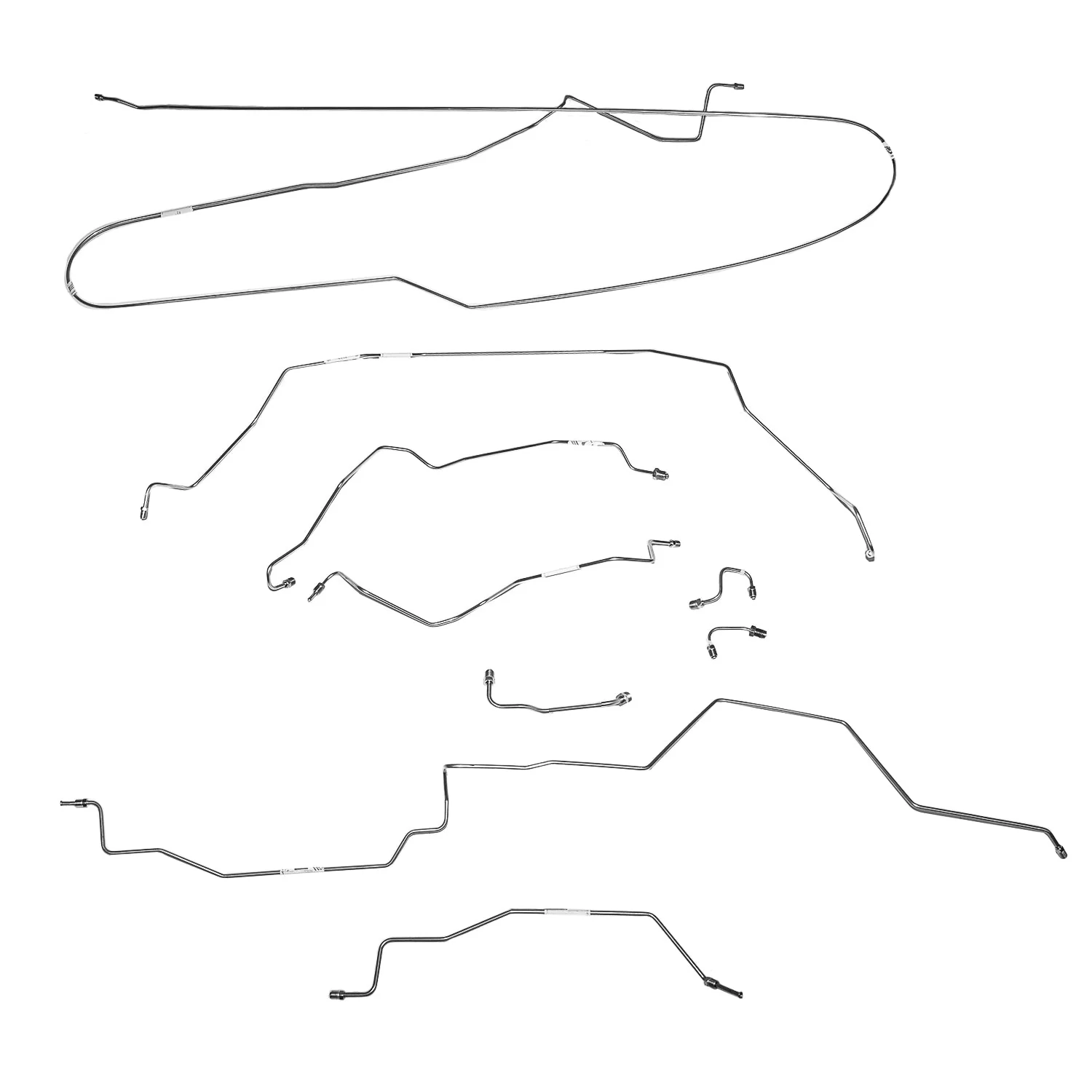 CBK0132- 94-97 Ram 1500, 2 WD, Rear ABS, Quad Cab, Long Bed Brake Line Kit - Image 2