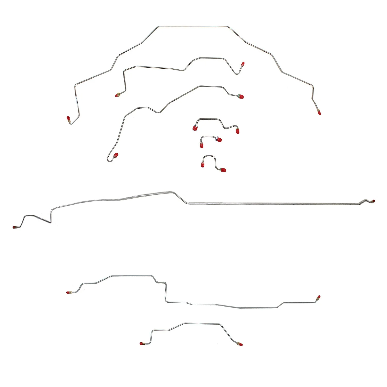 CBK0133- 95-97 Ram 1500, 2 WD, Rear ABS, Reg Cab, Short Bed Brake Line Kit