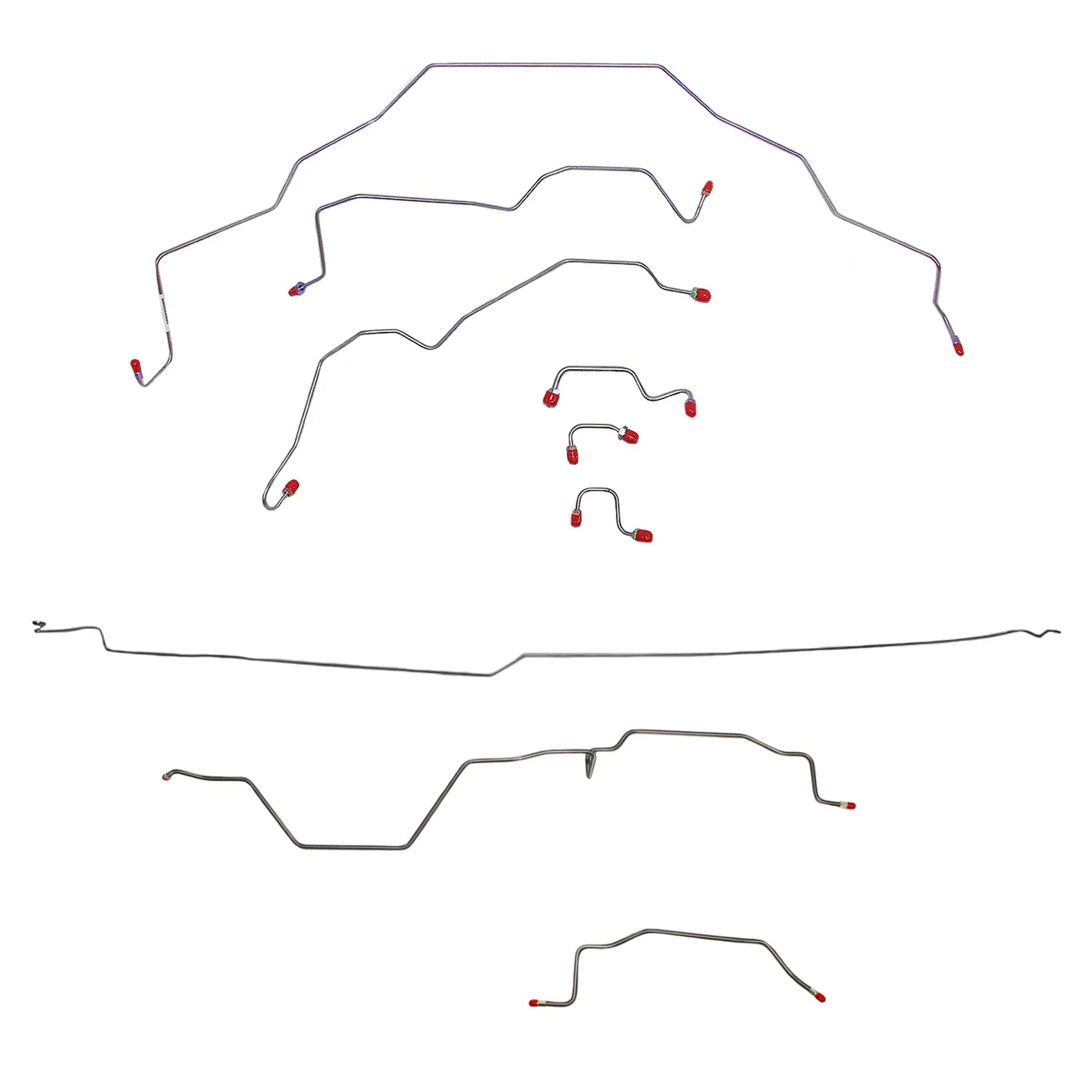 CBK0139- 95-97 RAM 3500, 2WD, REAR ABS, EXT CAB, LONG BED BRAKE LINE KIT - Image 2