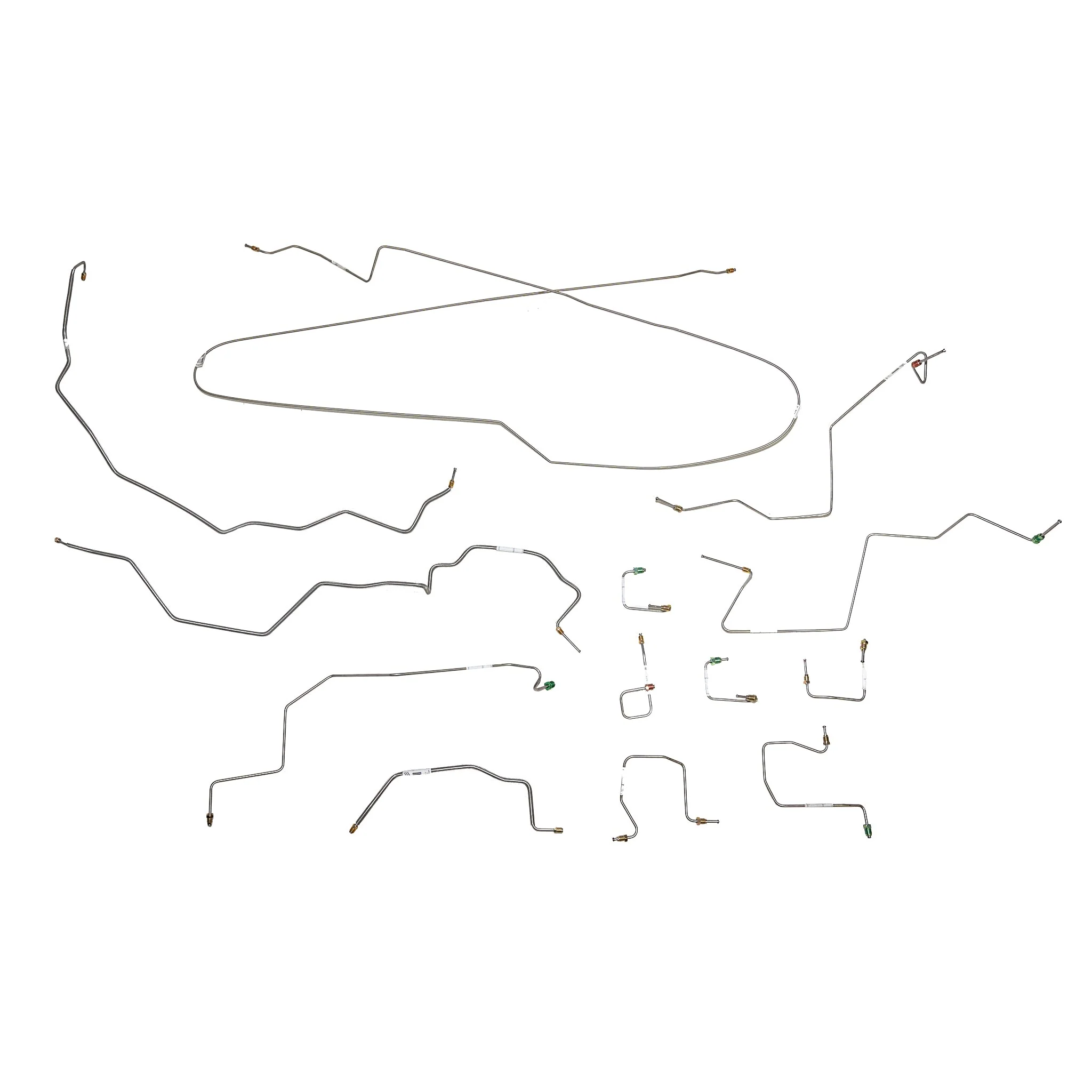 CBK0144- 98-01 Ram 3500 Quad Cab / Long bed Dually 2WD AWABS Complete Brake Line Kit - Image 2