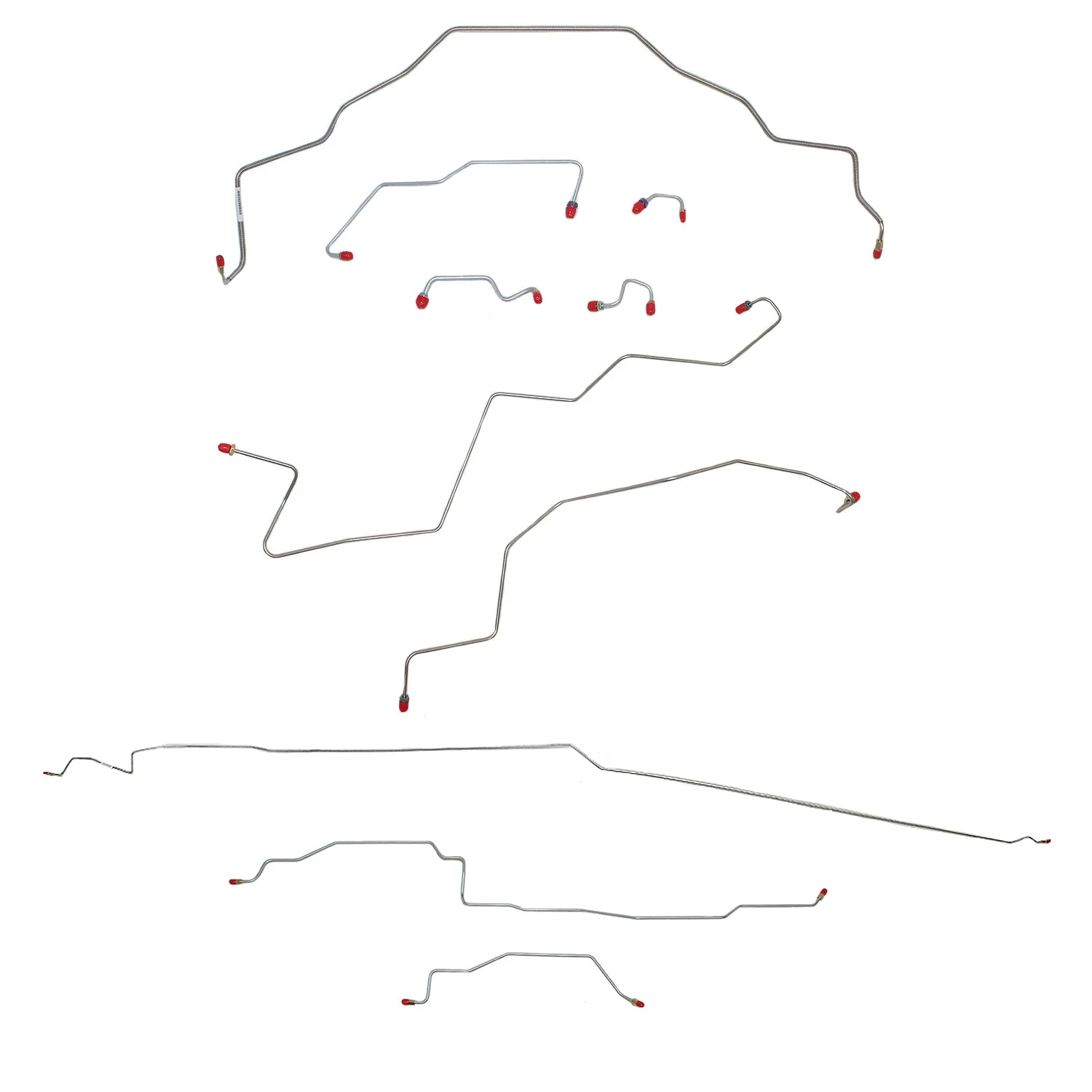 CBK0146- 95-97 Ram 1500, 2 WD, All ABS, Quad Cab, Short Bed Brake Line Kit - Image 2