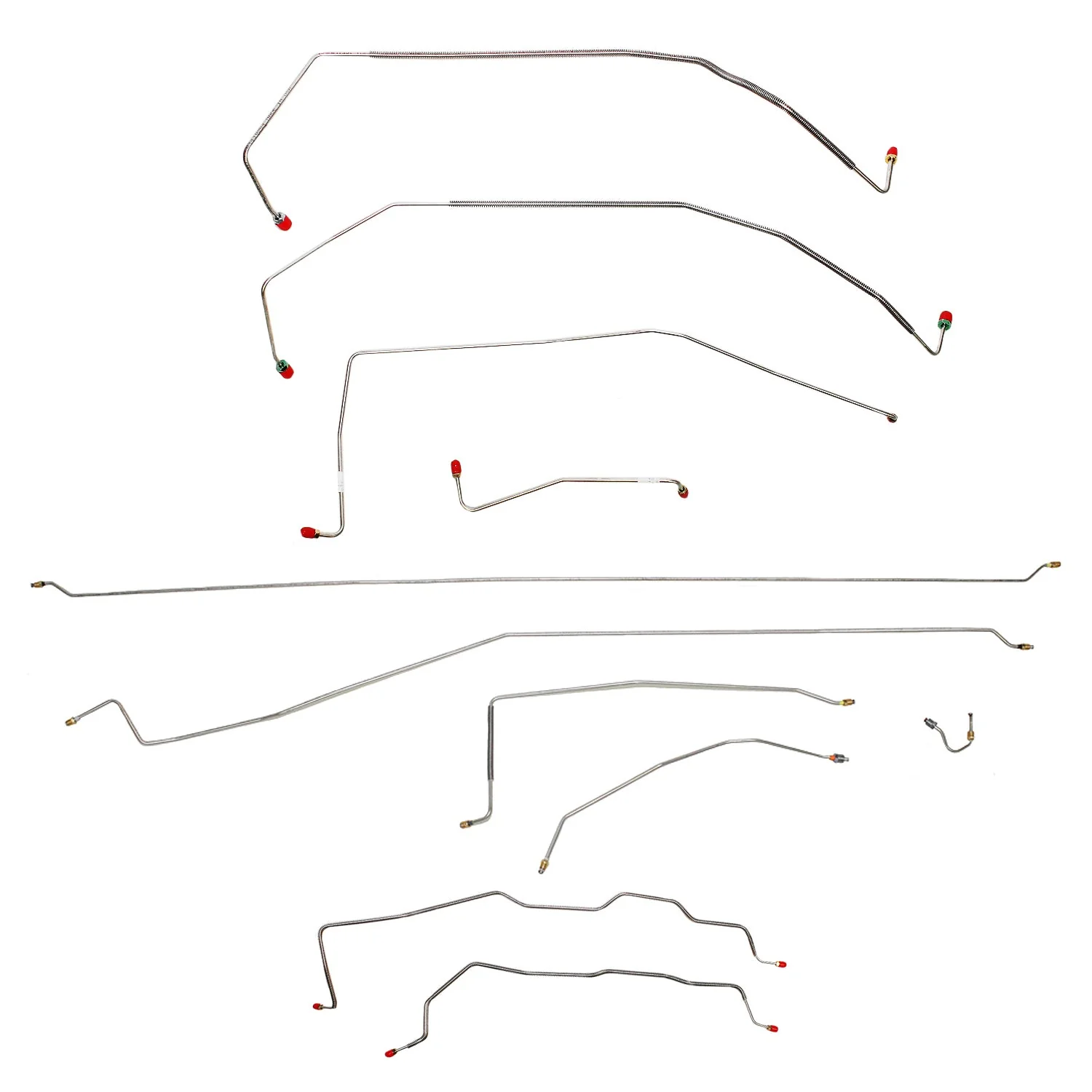 CBK0152- 87-91 Chevy R3500; Two-wheel Drive, Dually; Brake Line Set