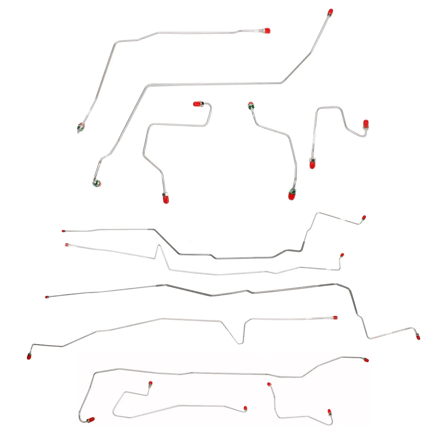 CBK0158- 00-07 Taurus / Sable, Rear Drum, Brake Line Set
