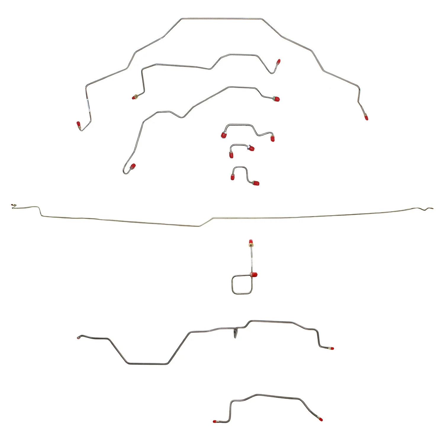 CBK0165- 95-97 Ram 2500, 2 WD, All ABS, Quad Cab, Long Bed Brake Line Kit
