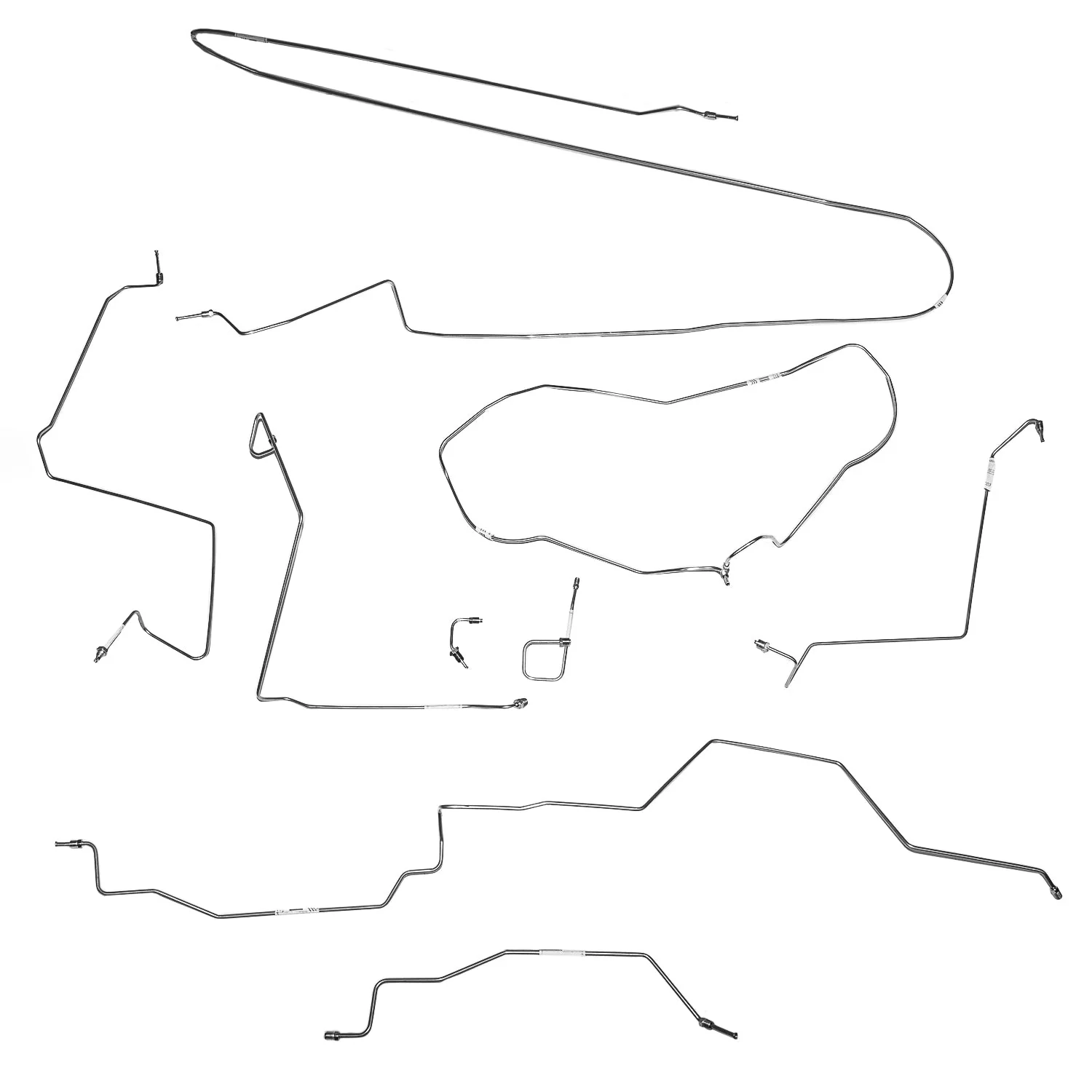 CBK0169- 94-97 Ram 1500, 4 WD, All ABS, Reg Cab, Long Bed Brake Line Kit
