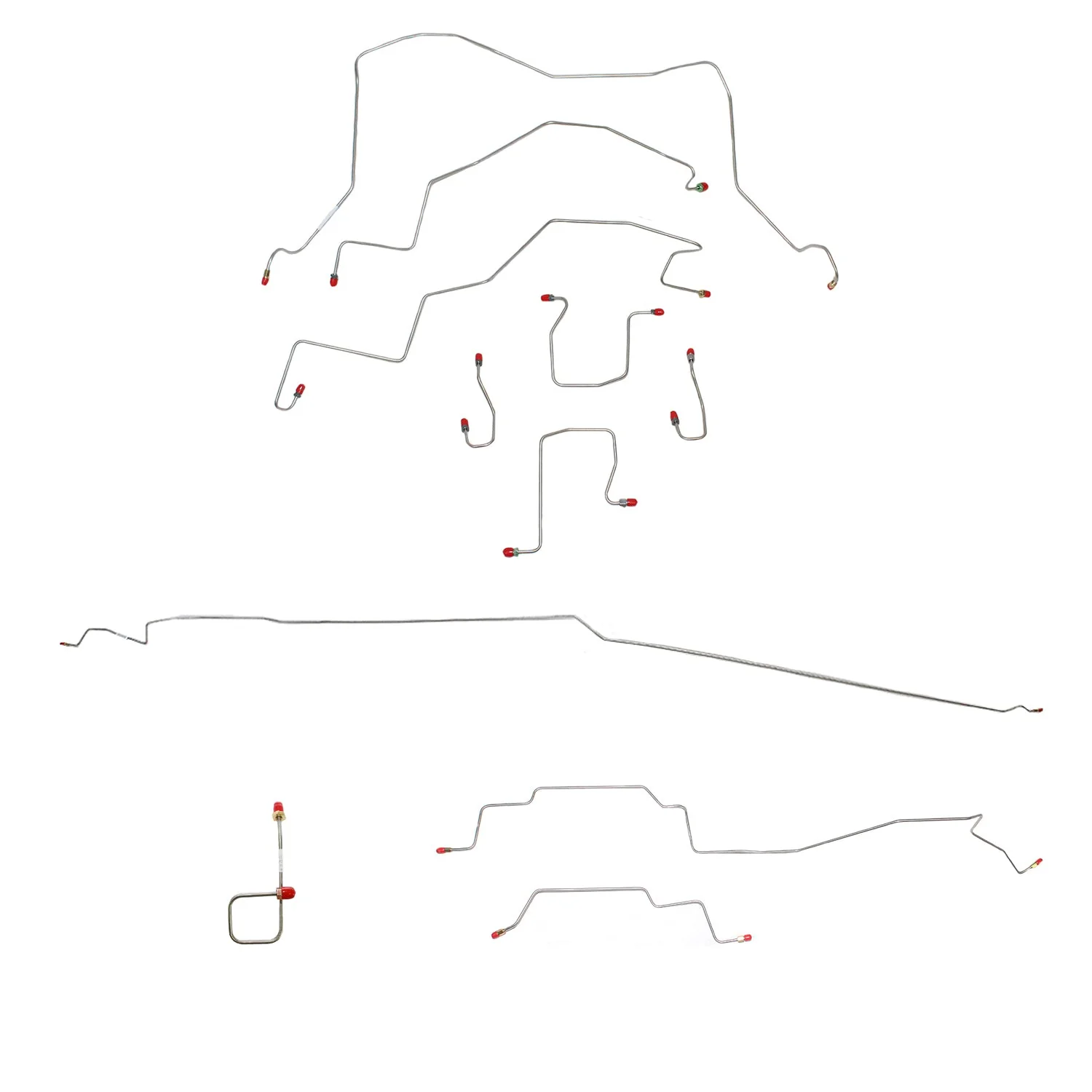 CBK0172- 98-01 Ram 2500, Auto, 4WD, RWABS, Quad Cab, Short Bed Complete Brake Line Kit