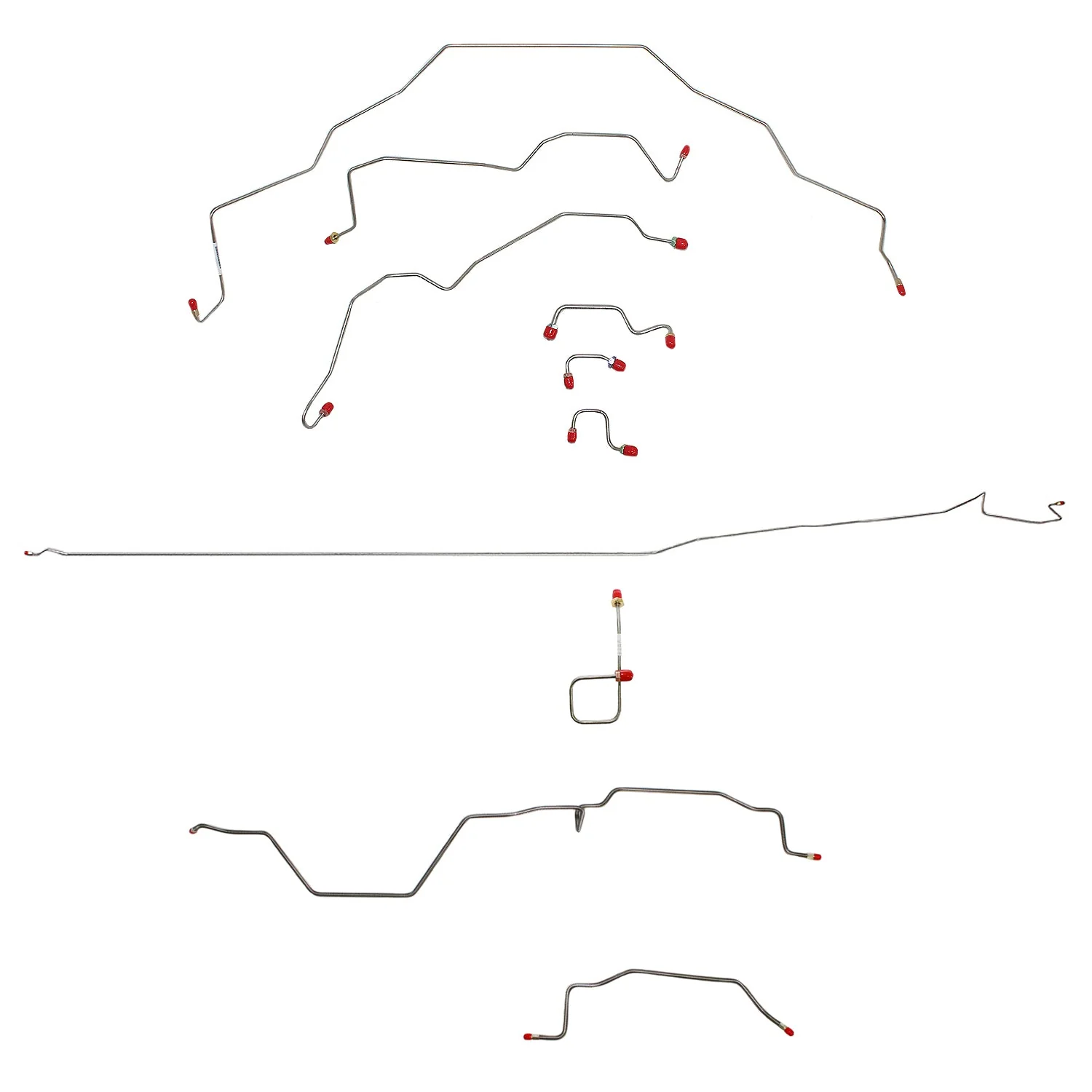 CBK0178- 95-97 RAM 3500, 2WD, ALL ABS, REG CAB, LONG BED BRAKE LINE KIT - Image 2