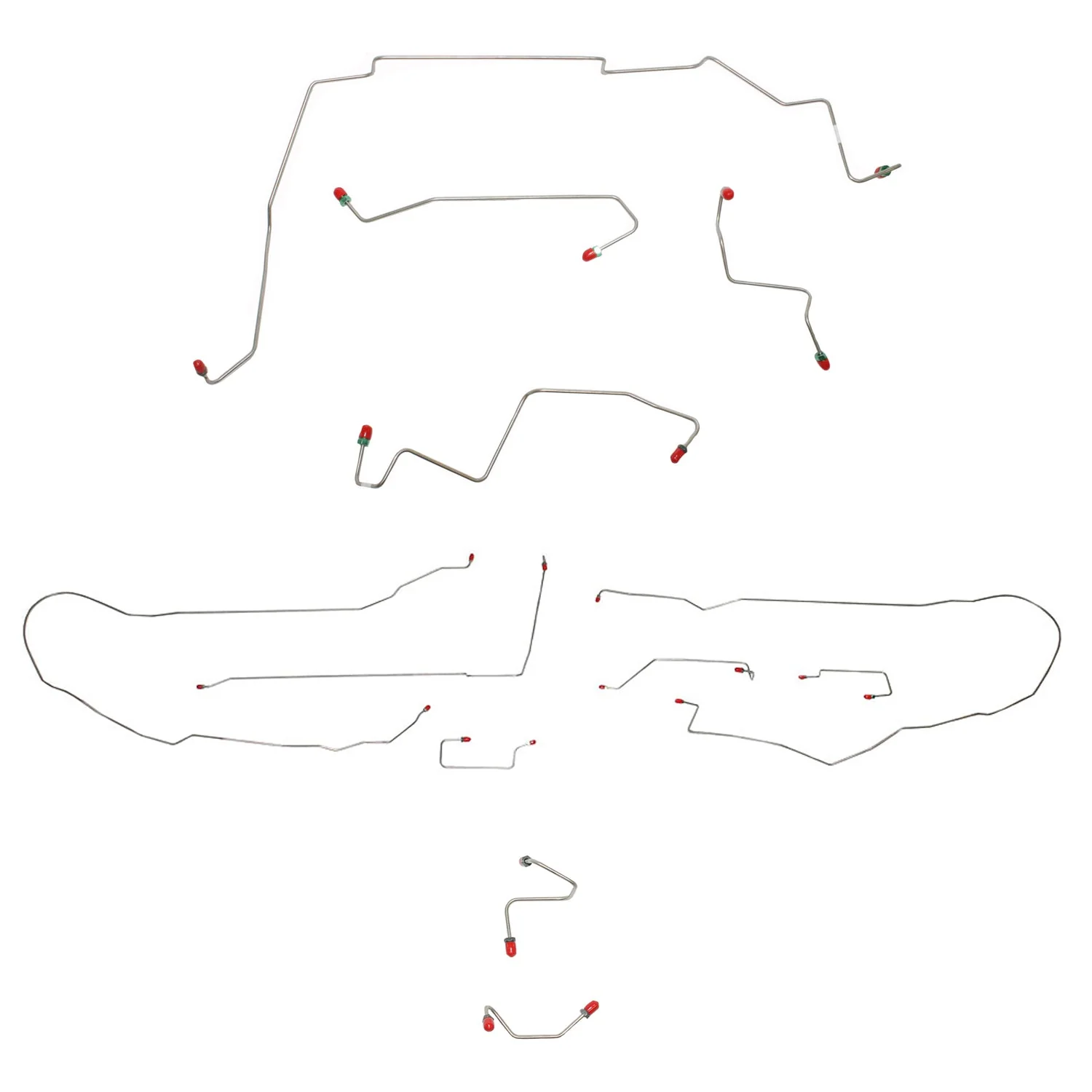 CBK0194- 05-06 Ford Escape 2wd, AWABS Complete Brake Line Kit - Image 2