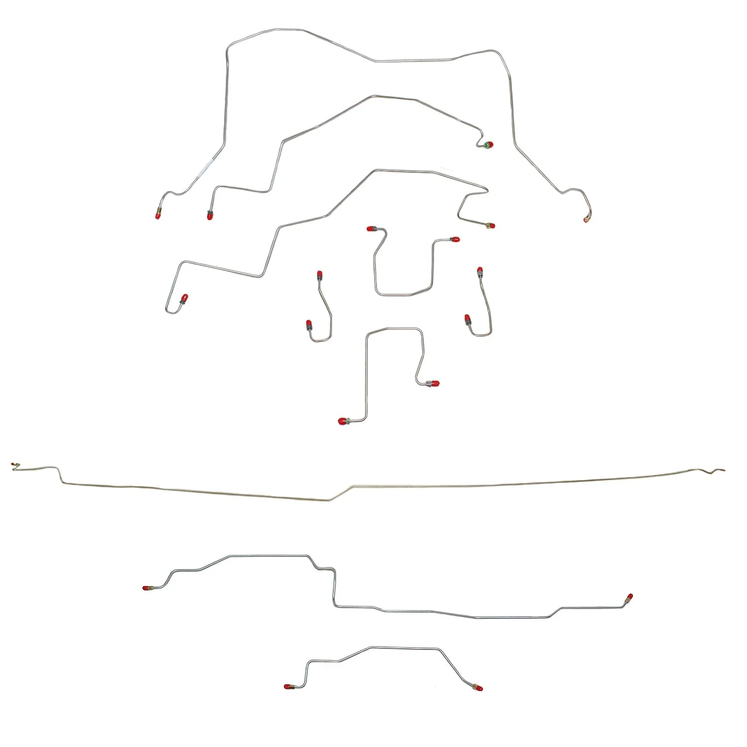 CBK0199- 98-01 Dodge Ram 1500, 4wd, RWABS, Quad Cab/ Long Bed; Complete Brake Line Kit - Image 2