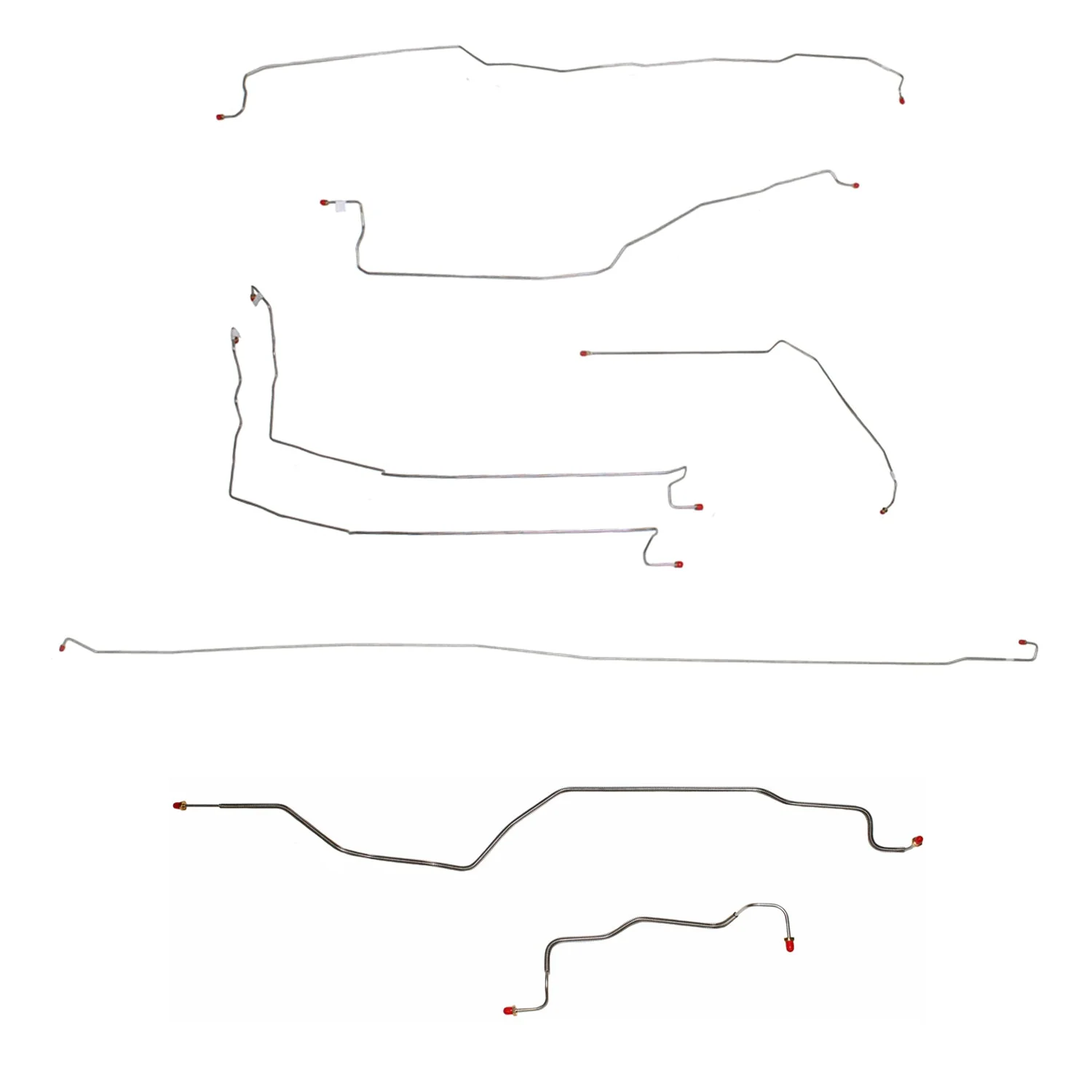 CBK0201- 99-02 SILVERADO / SIERRA 1500 2WD, Ext Cab, 78'' Bed, Brake Line Set - Image 2