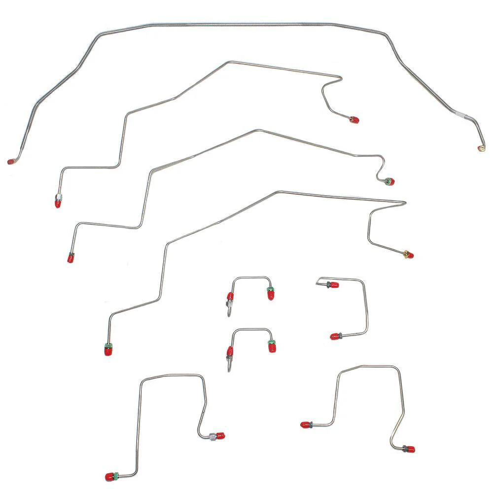 CBK0206- 98-01 Dodge Ram 1500, 4wd, RWABS, Quad Cab/ Short Bed; Complete Brake Line Kit - Image 2