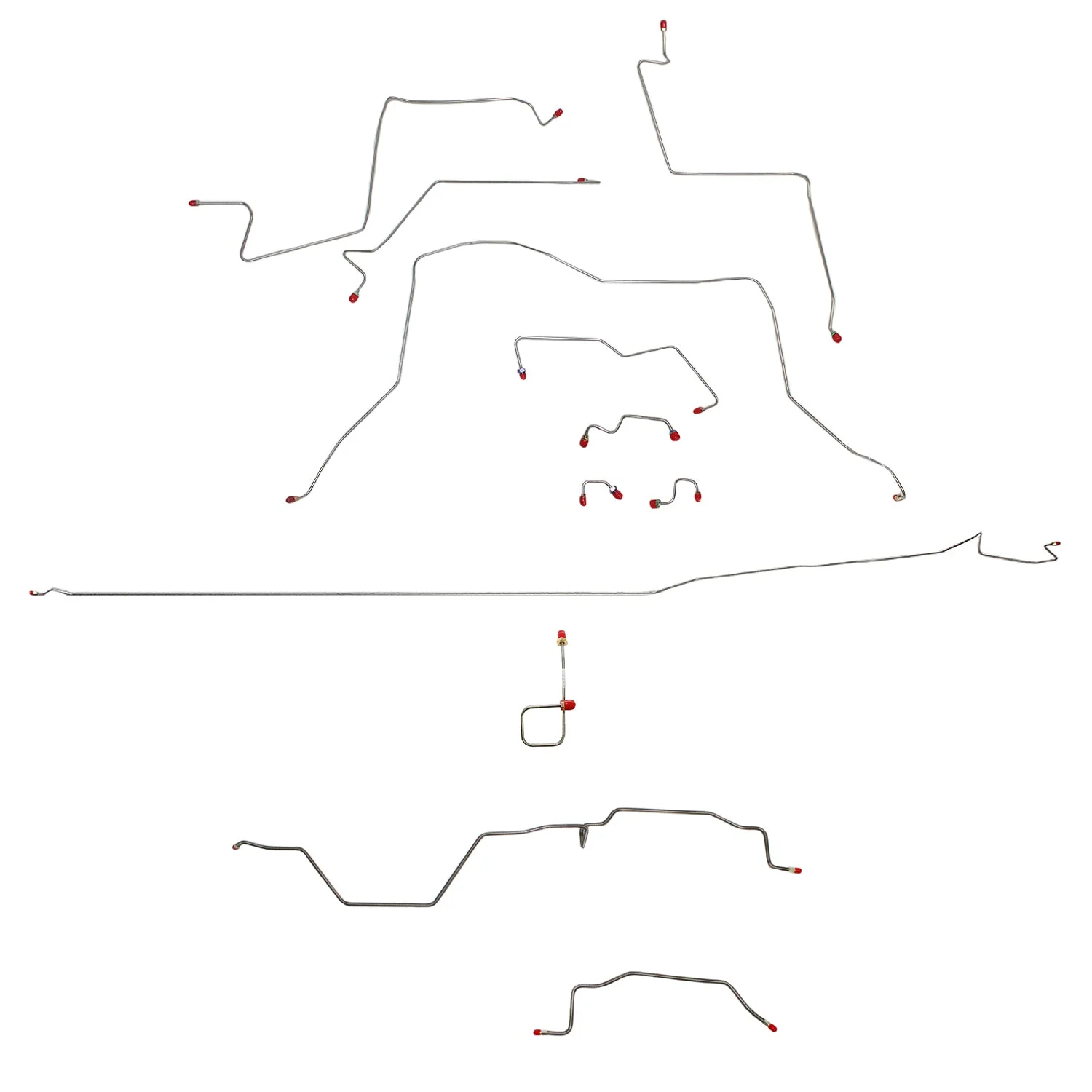 CBK0207- 95-97 RAM 3500, 4WD, REAR ABS, REG CAB, LONG BED BRAKE LINE KIT - Image 2