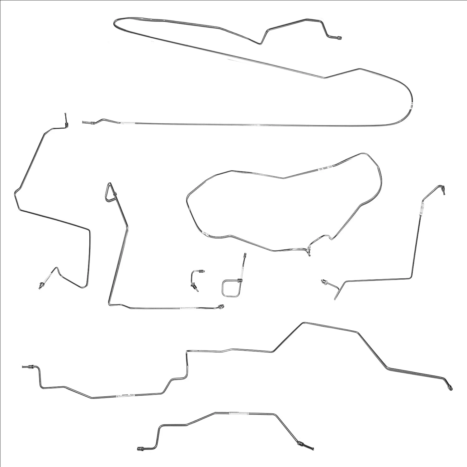 CBK0211- 94-97 Ram 1500, 4 WD, All ABS, Quad Cab, Short Bed Brake Line Kit - Image 2