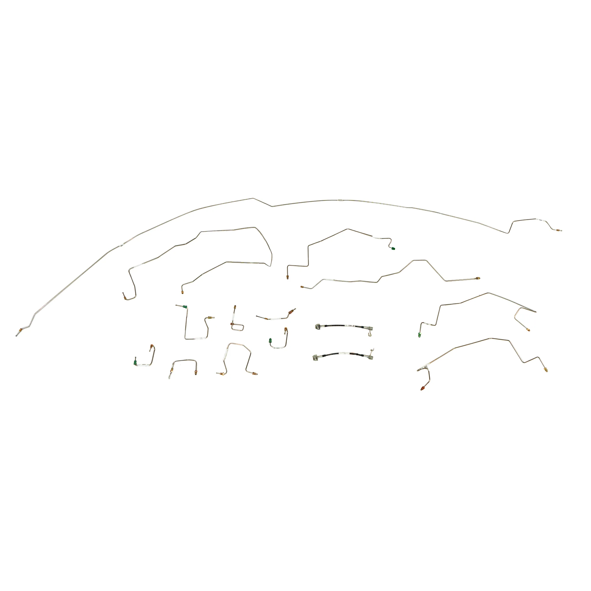CBK0225- 01-02 Ram 2500; 4WD, All ABS, Quad Cab, Short Bed; Brake Line Set