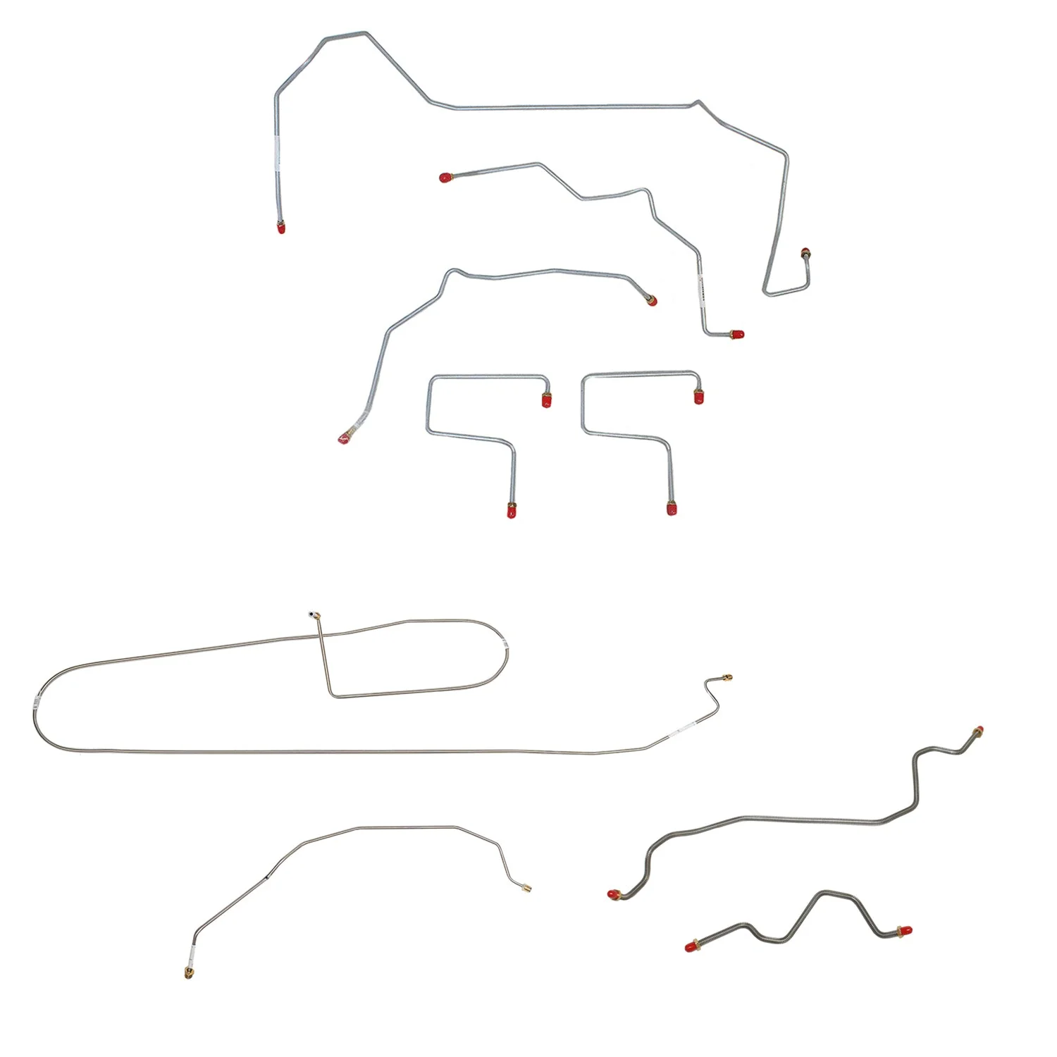 CBK0228- 01-05 Blazer/Jimmy, non-ZR2, 4WD, 4 Door; Complete Brake Line Kit - Image 2