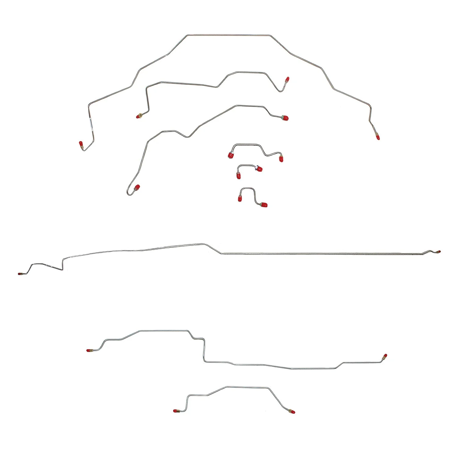 CBK0230- 95-97 Ram 1500, 2 WD, All ABS, Reg Cab, Short Bed Brake Line Kit - Image 2