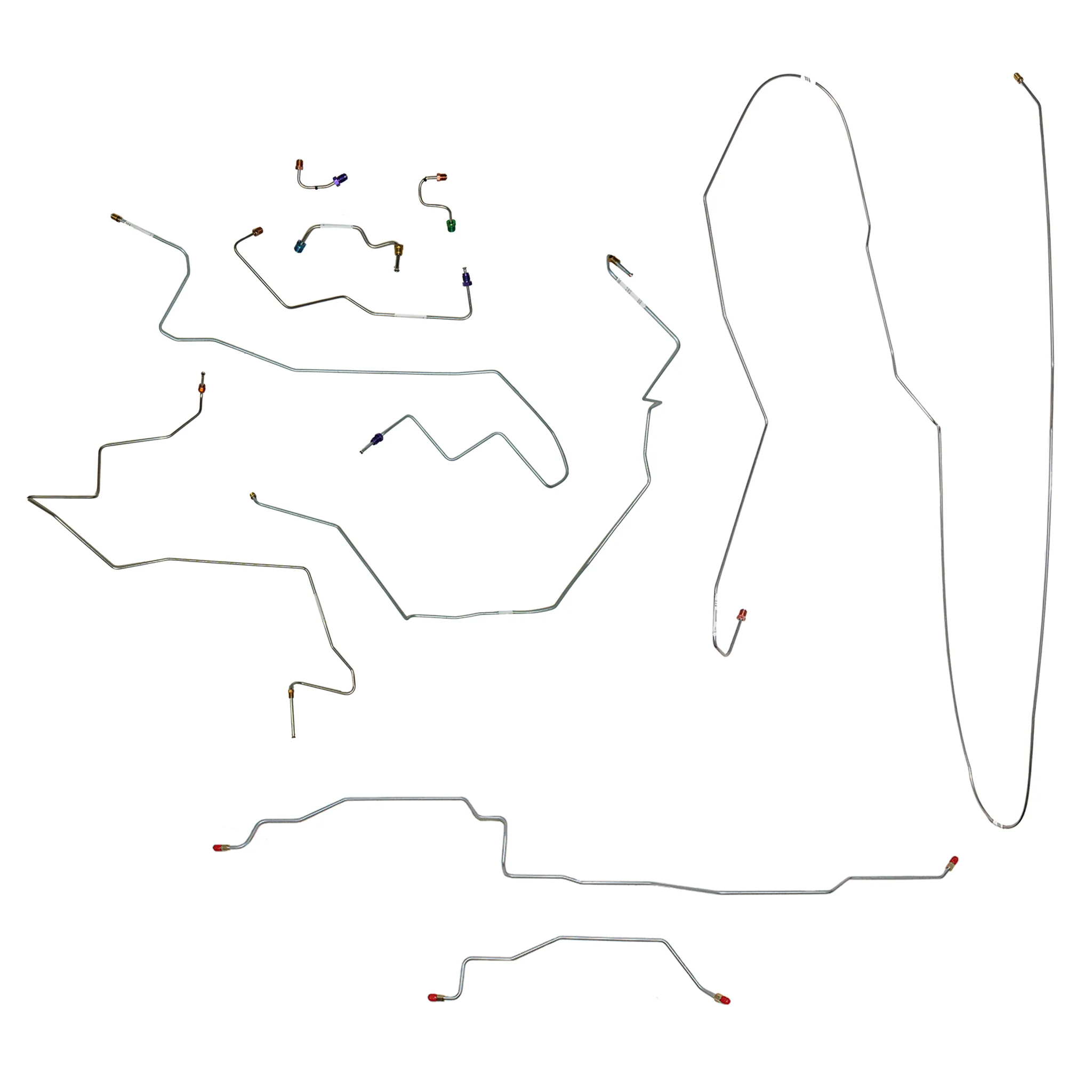 CBK0237- 94-95 Ram 1500, 2WD, AWABS, Drum; Complete Brake Line Kit