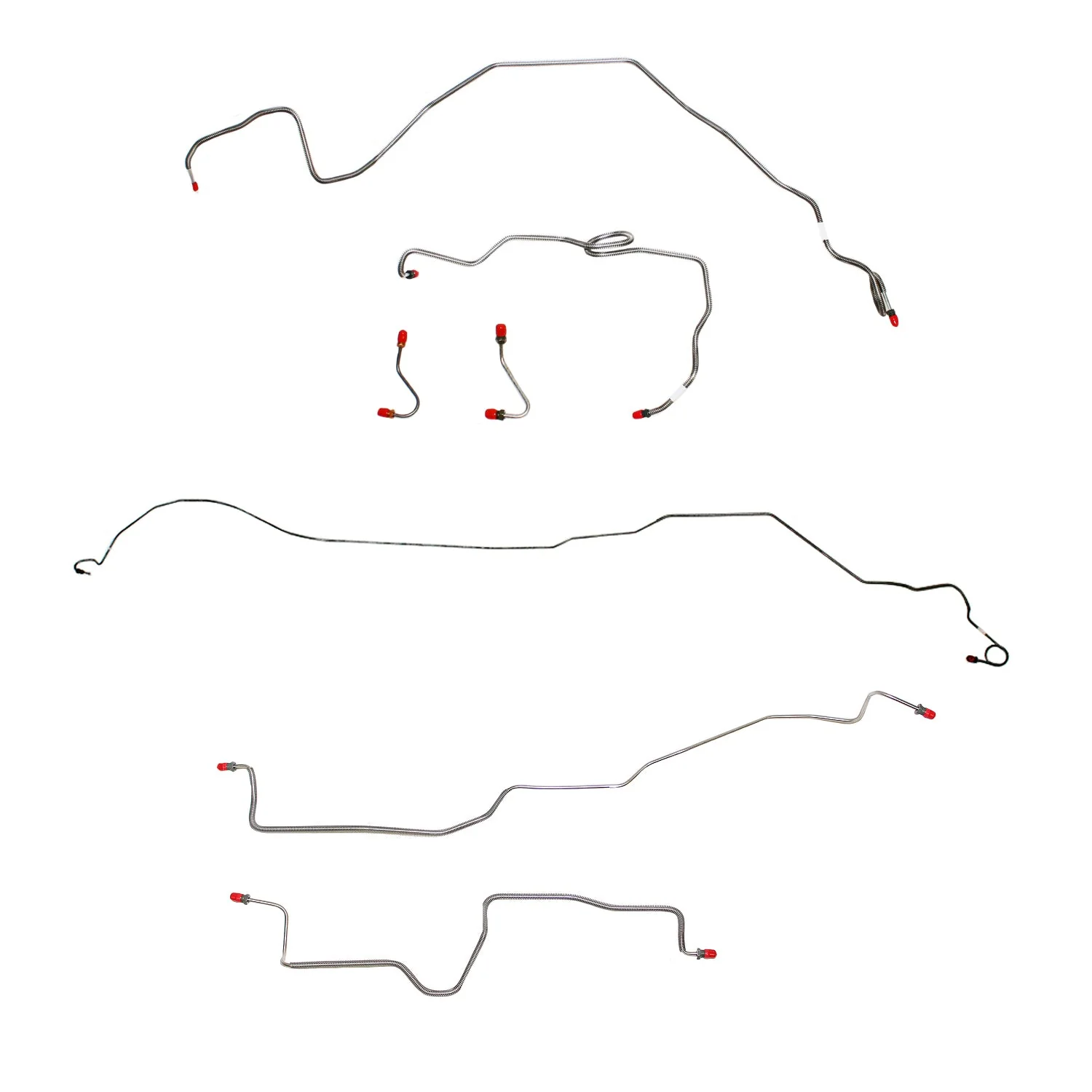 CBK0247- 84-85 Camaro; 5.0L/8 cyl, non-Borg Warner HD Axle; Complete Brake Line Kit