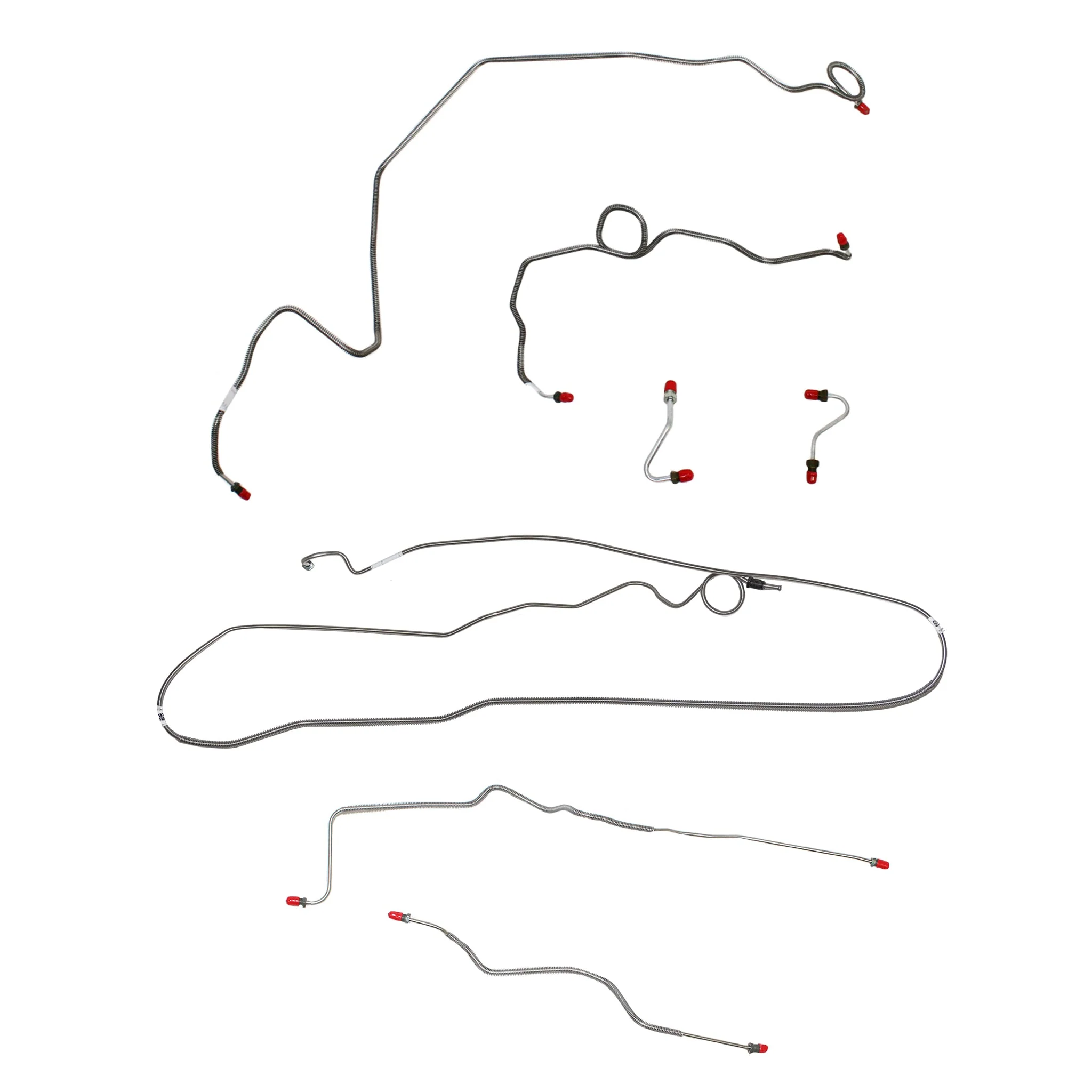 CBK0251- 89-91 Camaro, 5.0L/8 cyl or 5.7L/8 cyl, J65 Rear Disc; Complete Brake Line Kit - Image 2