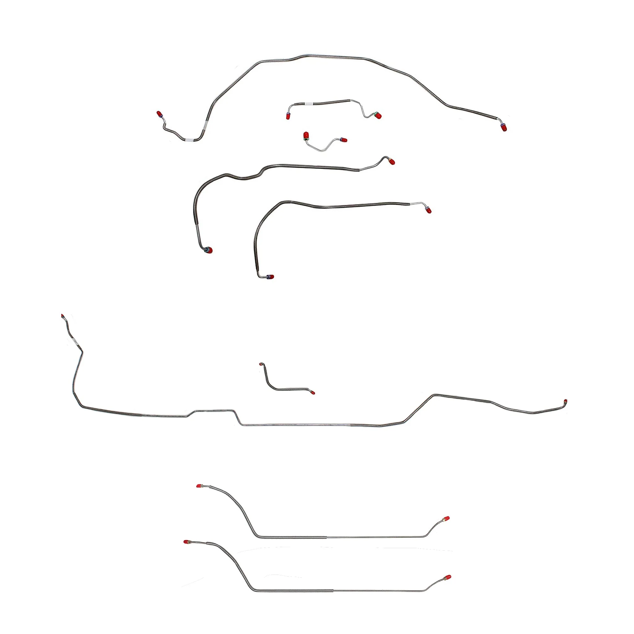 CBK0258- 70 Chevelle Hardtop Power Disc Complete Brake Line Kit