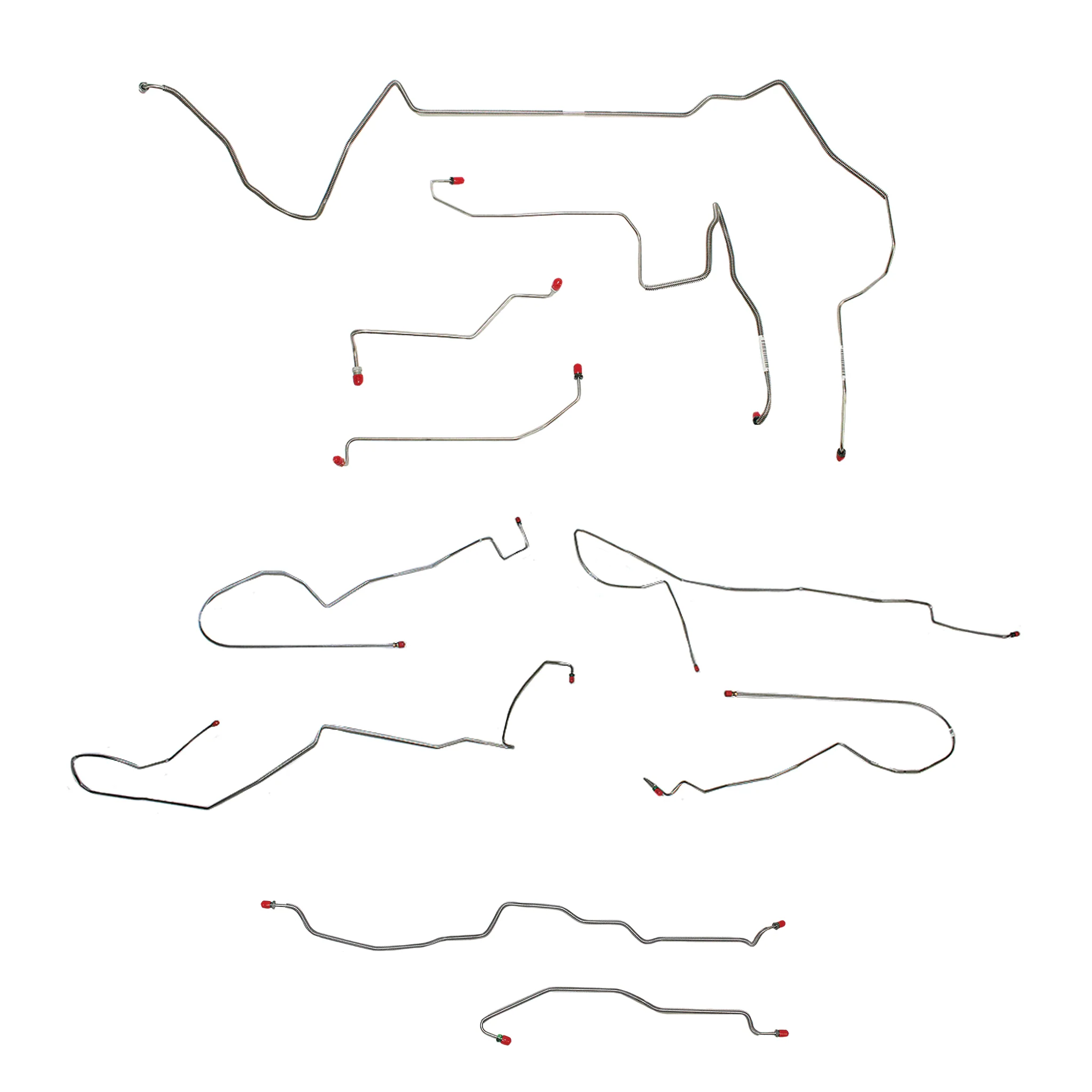 CBK0525SS - 1998-02 Pontiac Firebird, w/ Traction Control; Complete Brake Line Kit; Stainless