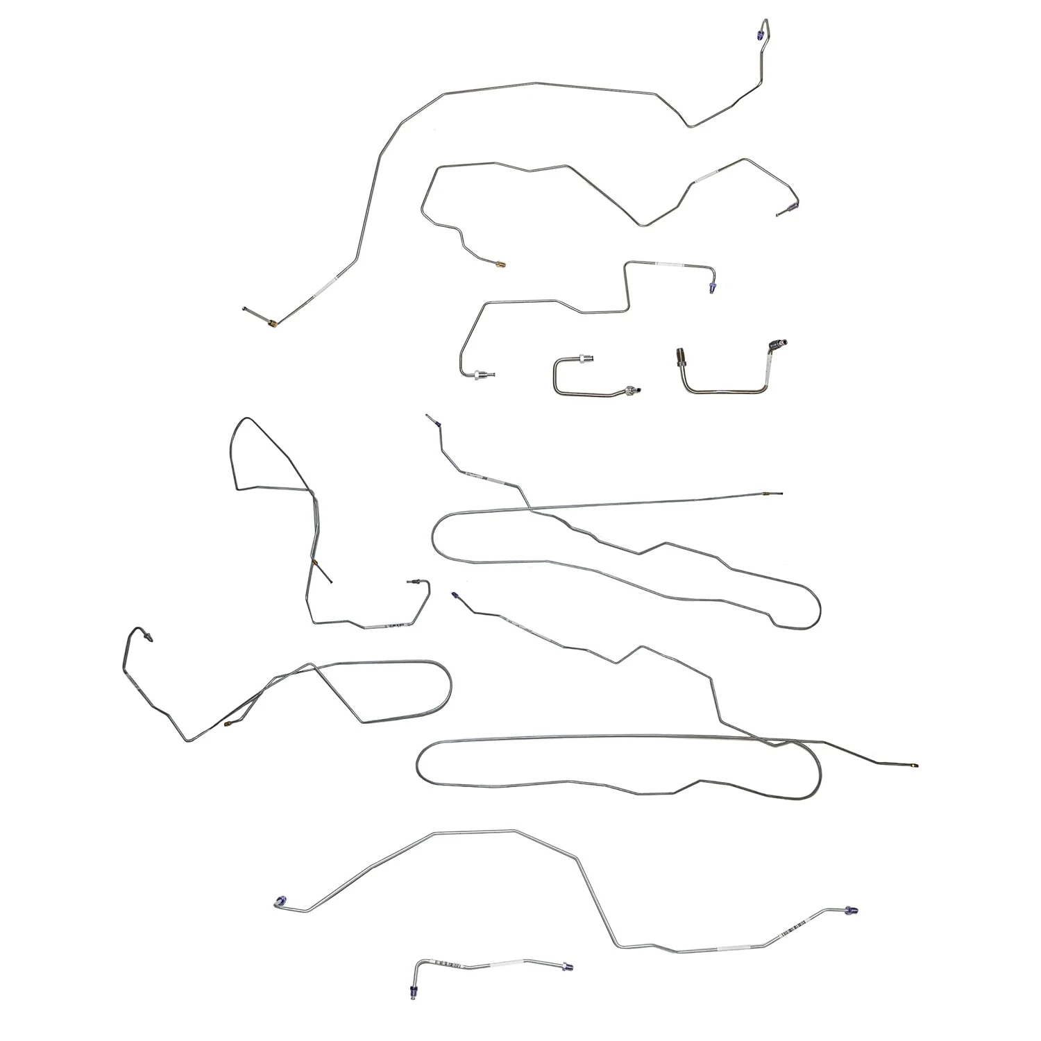 CBK0690- 2011-15 Ford F-350, w/ Crew Cab and Long Bed, Traction Control; Complete Brake Line Kit - Image 2