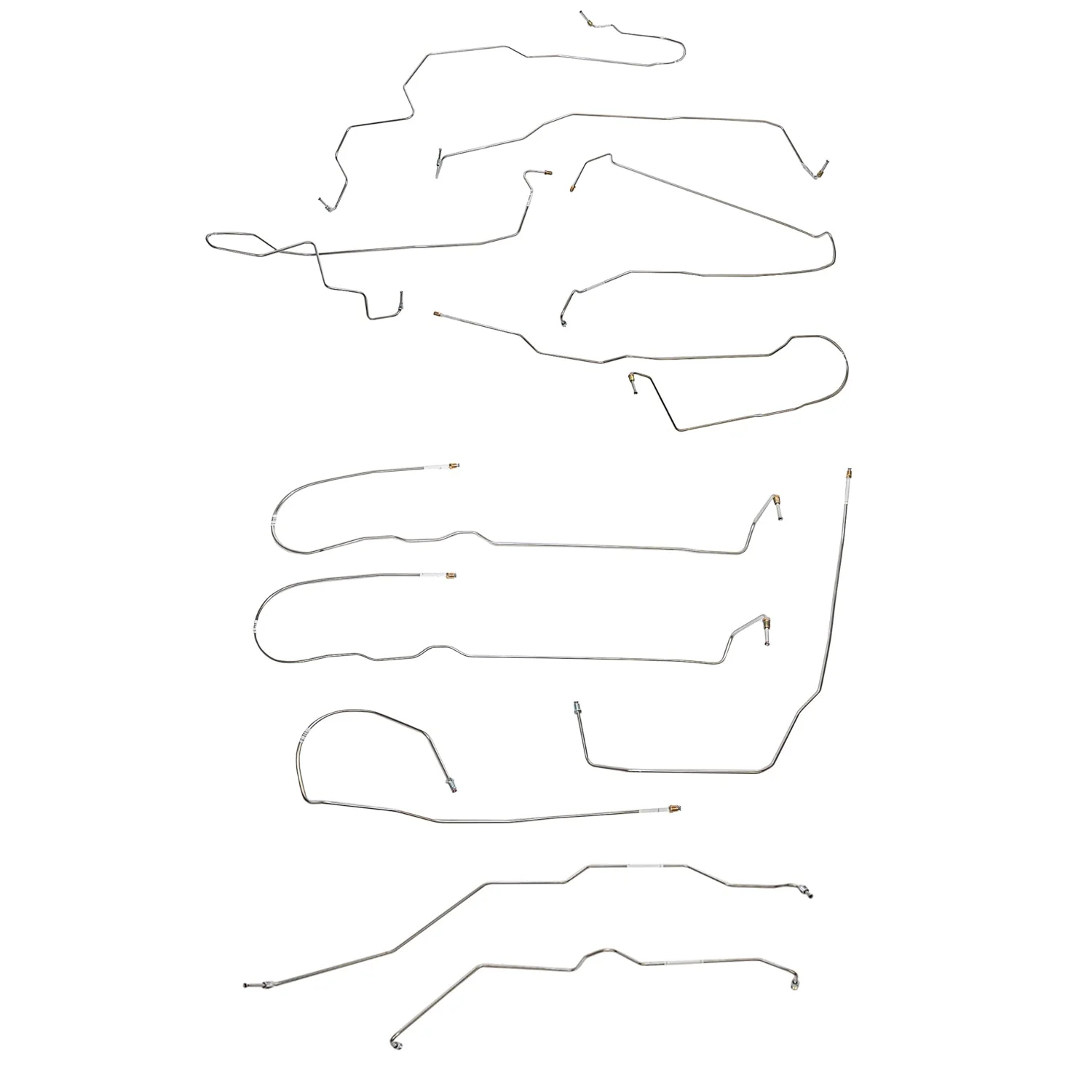 CBK0695- 2008-14 Chevy Tahoe, GMC Yukon Non-Traction Control w/ 4 WD, 5.3L; Complete Brake Line Kit - Image 2