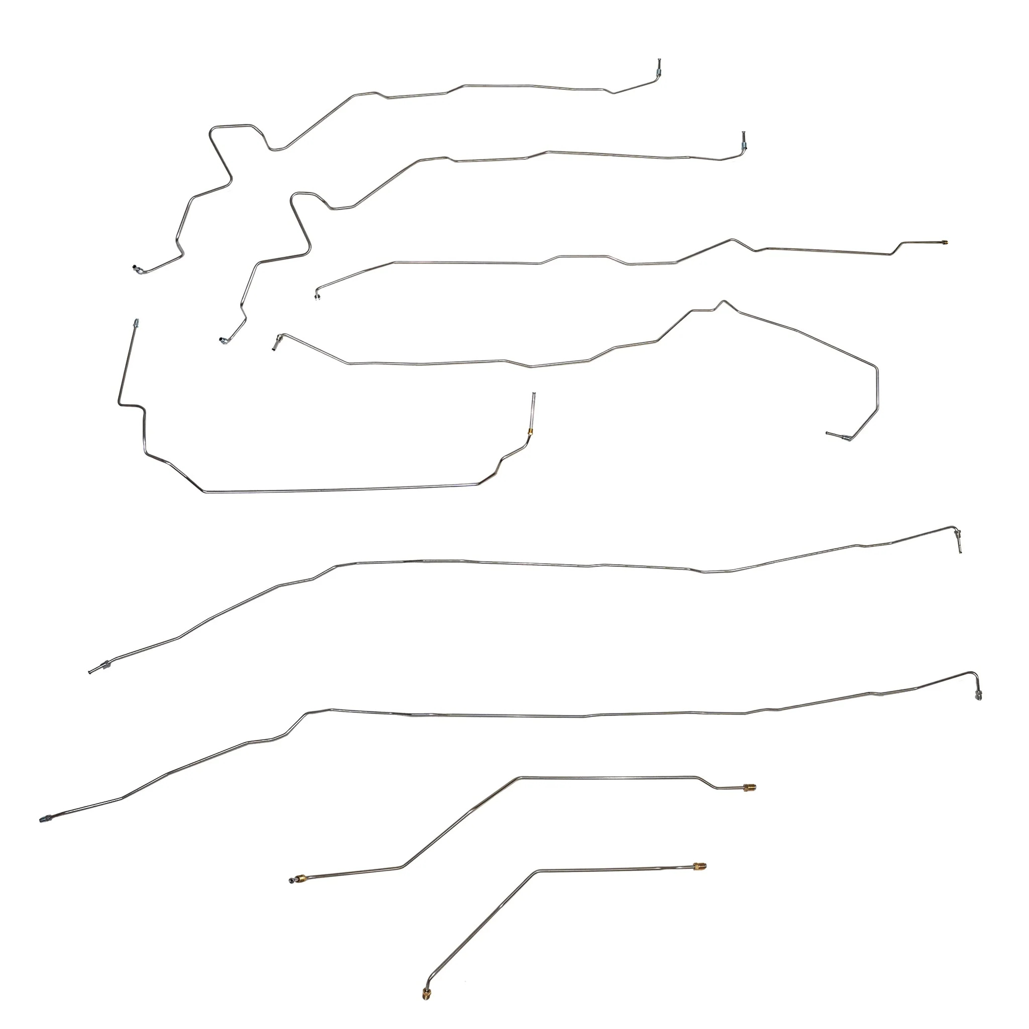 CBK0718- 2004-08 Ford Ranger w/ Ext Cab and Short Bed, AWABS, 4WD; Complete Brake Line Kit - Image 2