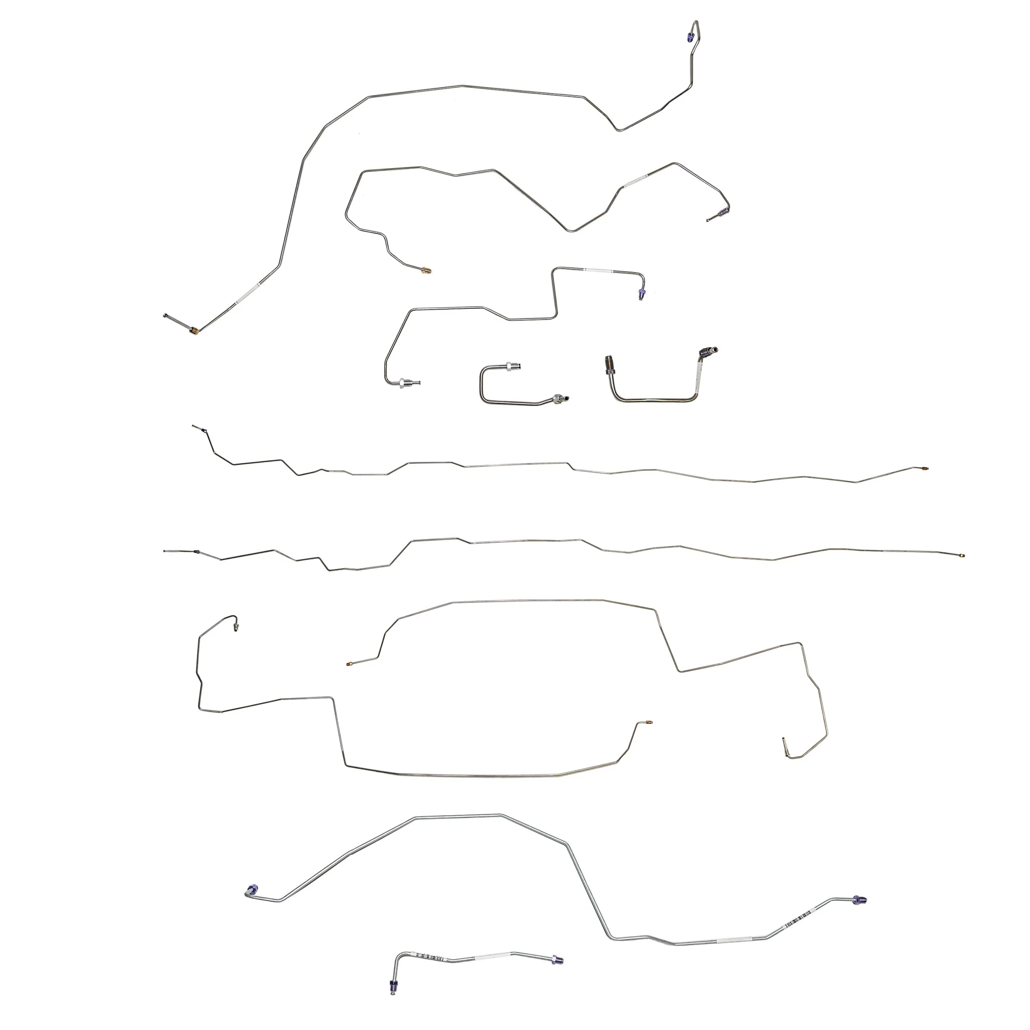 CBK0721- 2011-15 Ford F-350, w/ Crew Cab and Short Bed, Traction Control; Complete Brake Line Kit - Image 2