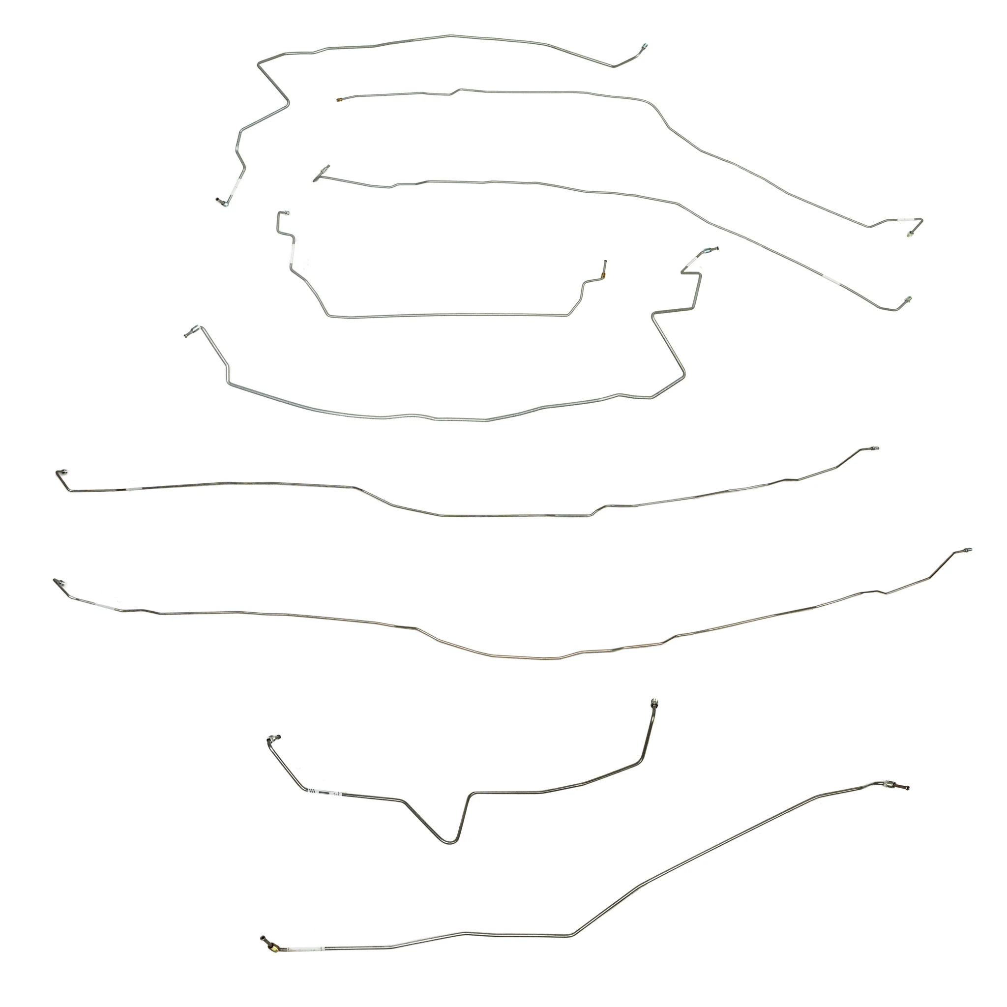 CBK0732- 07-10 Chevy Silverado 2500HD/3500HD or GMC Sierra 2500HD/3500HD w/ Crew Cab and 6.5ft Bed, Traction Control; Complete Brake Line Kit