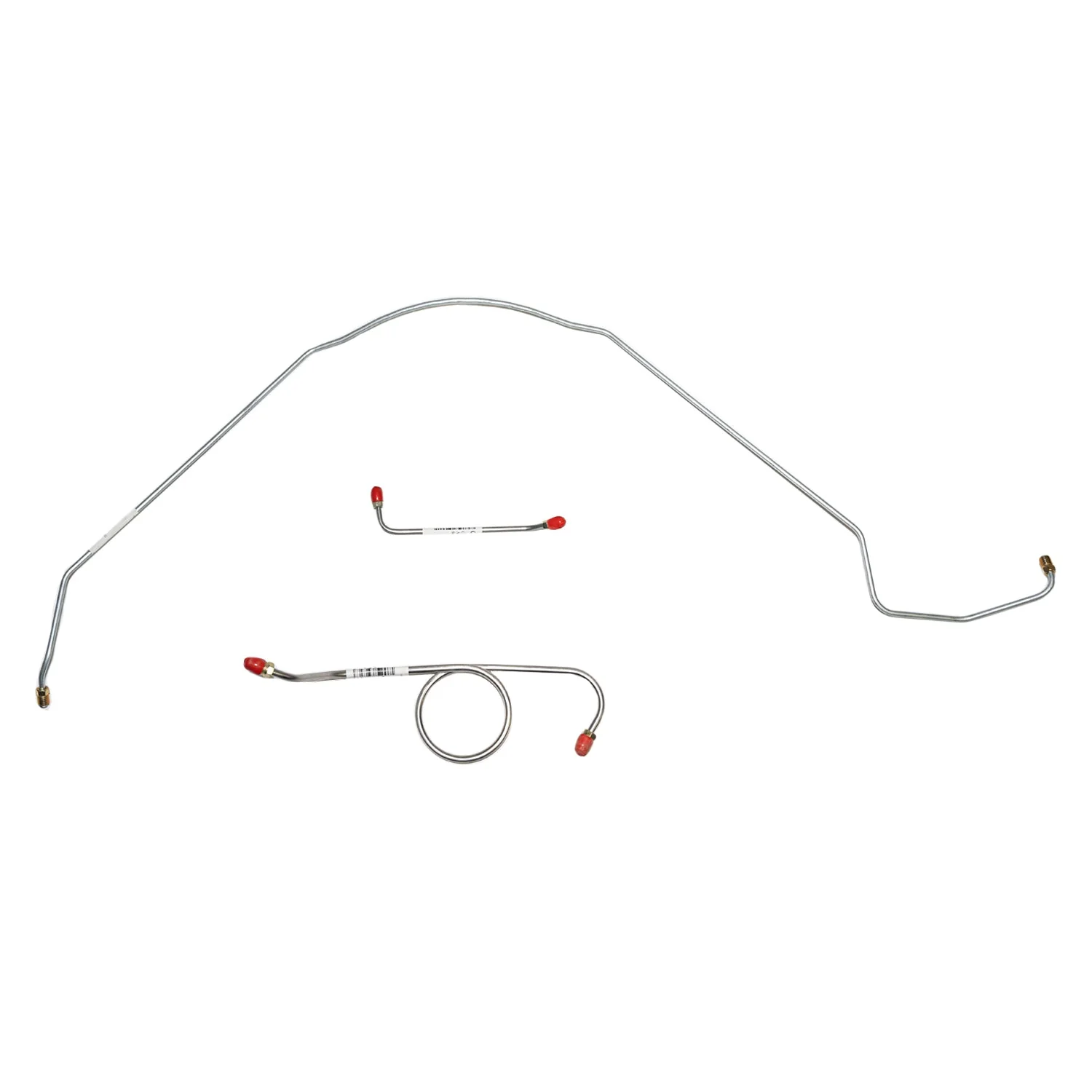 CKT6601- 66 Chevy Malibu, Chevelle, El Camino; Except Super Sport Standard Drum Brakes, Front 3 Line Set