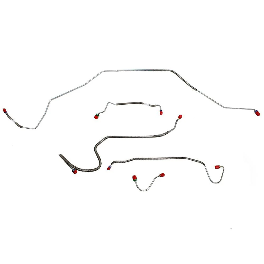 CKT6807- 68 Chevy Malibu SS, Chevelle SS, El Camino SS, (Super Sport ONLY) w/ Standard Disc brakes, Front 5pc Brake Line Set