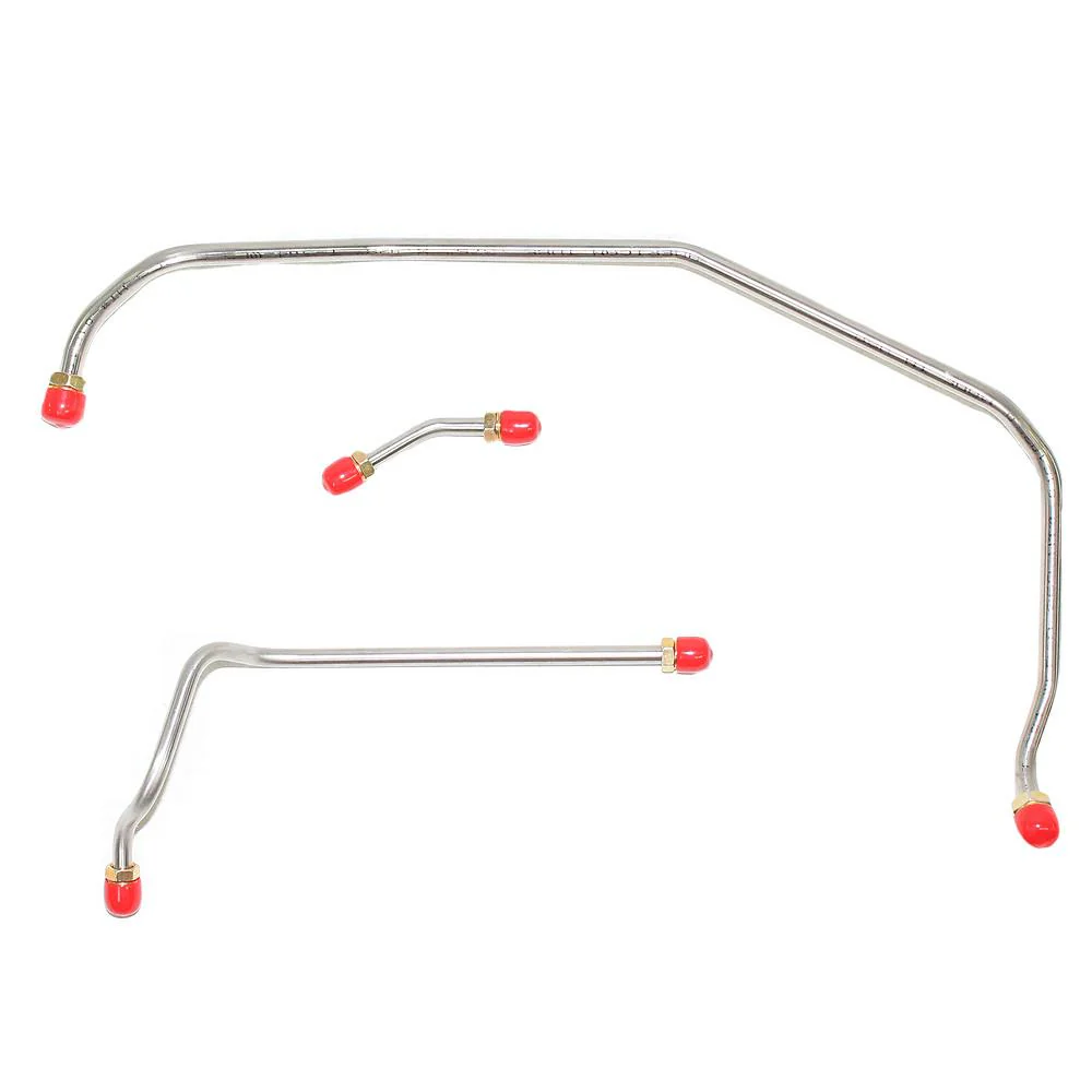 CPC7006- 70 Chevy Chevelle, Malibu, Monte Carlo, El Camino, LS-6 454CID, Short Fuel Pump, Pump to Carb, 3pc Set