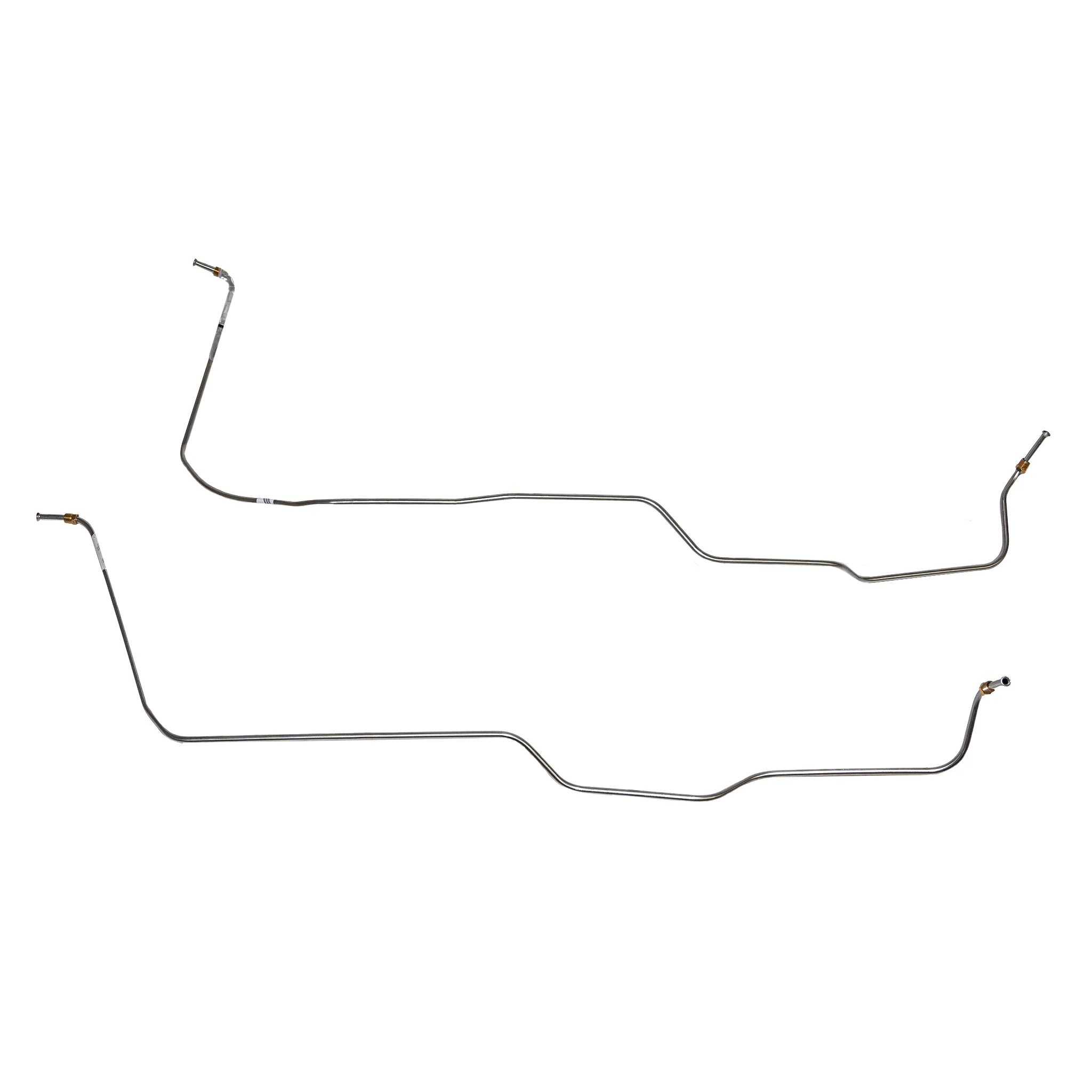 CTC6401SS- 64-65' Chevy Chevelle, Malibu, El Camino w/ Powerglide; 2pc Transmission Cooler Lines; Stainless