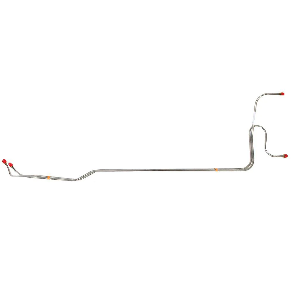 CTC6601OM- 66-67' Chevy Chevelle, Malibu, El Camino; Powerglide, 2pc Transmission Cooler Lines w/ 12.5'' Spacing at Radiator; Steel