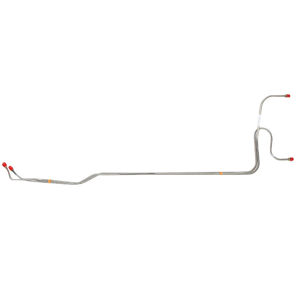 CTC6602SS- 66-67' Chevy Chevelle, Malibu, El Camino; Turbo-Hydramatic 400 Transmission, 2pc Cooler Line Set w/ 12.5'' Spacing at Radiator; Stainless