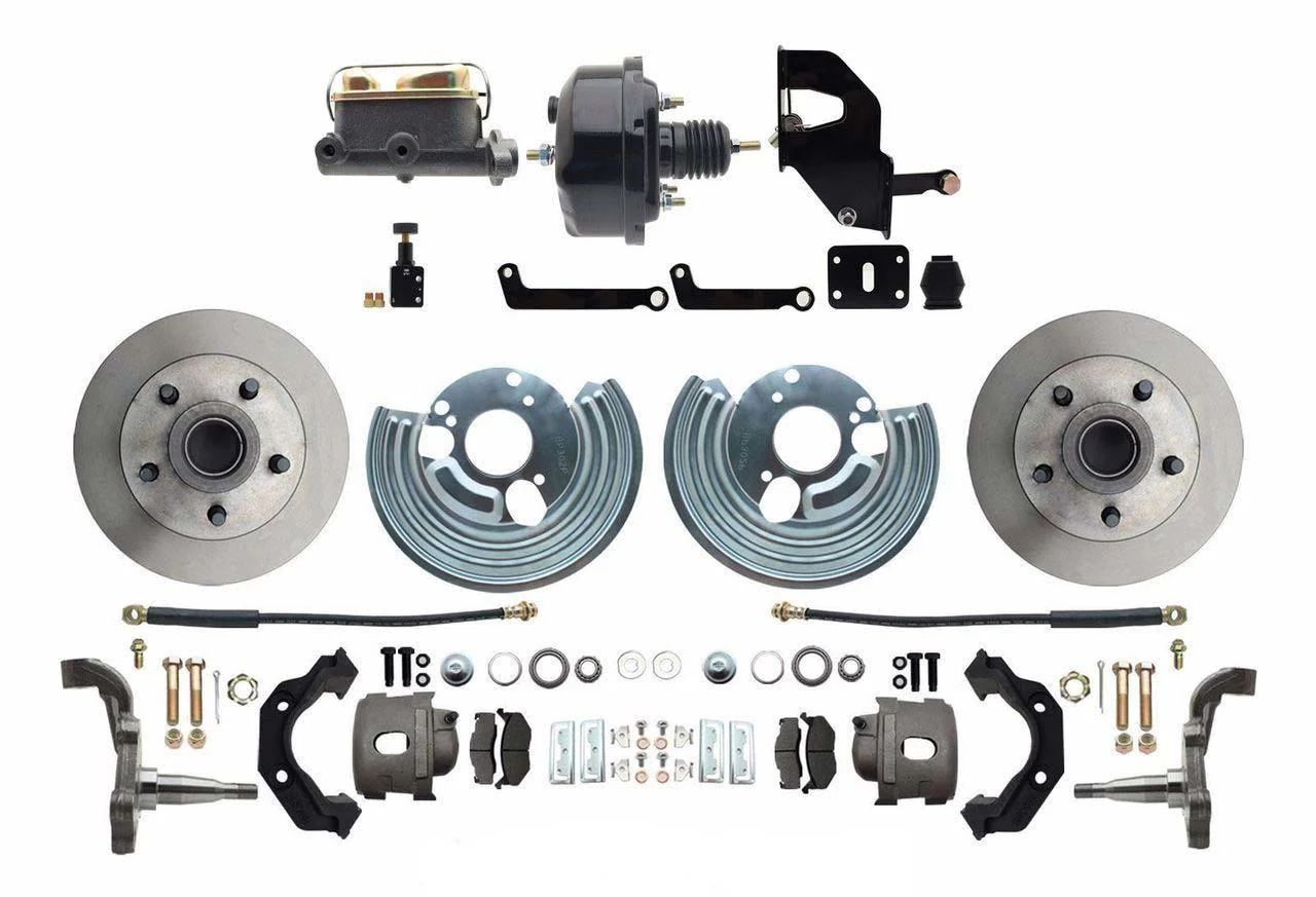 DBK6272A-45-MPDC-201 - 1962-1972 Mopar A Body 5x4.5 Bolt Pattern Disc Brake Conversion Kit