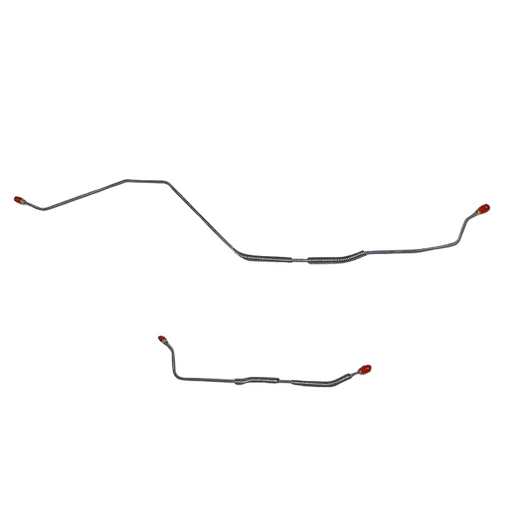 DRA6703- 67 Ford Fairlane w/ 9/31 Spline Rear Axle 2pc Rear Axle Brake Line Set - Image 2