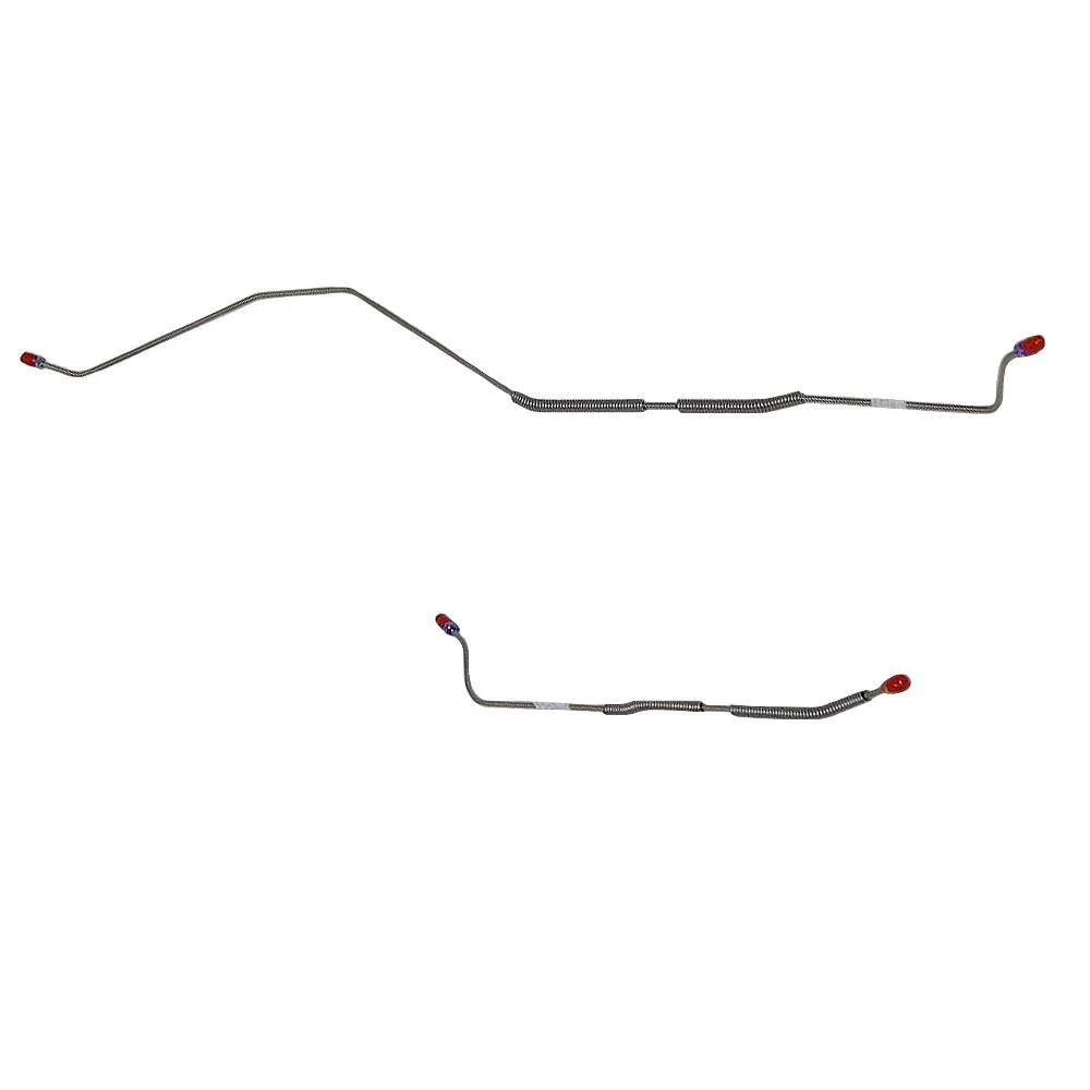 DRA6803- 68-69 Ford Fairlane, Torino 9 Rear Axle; 2pc Rear Axle Brake Line Set - Image 2