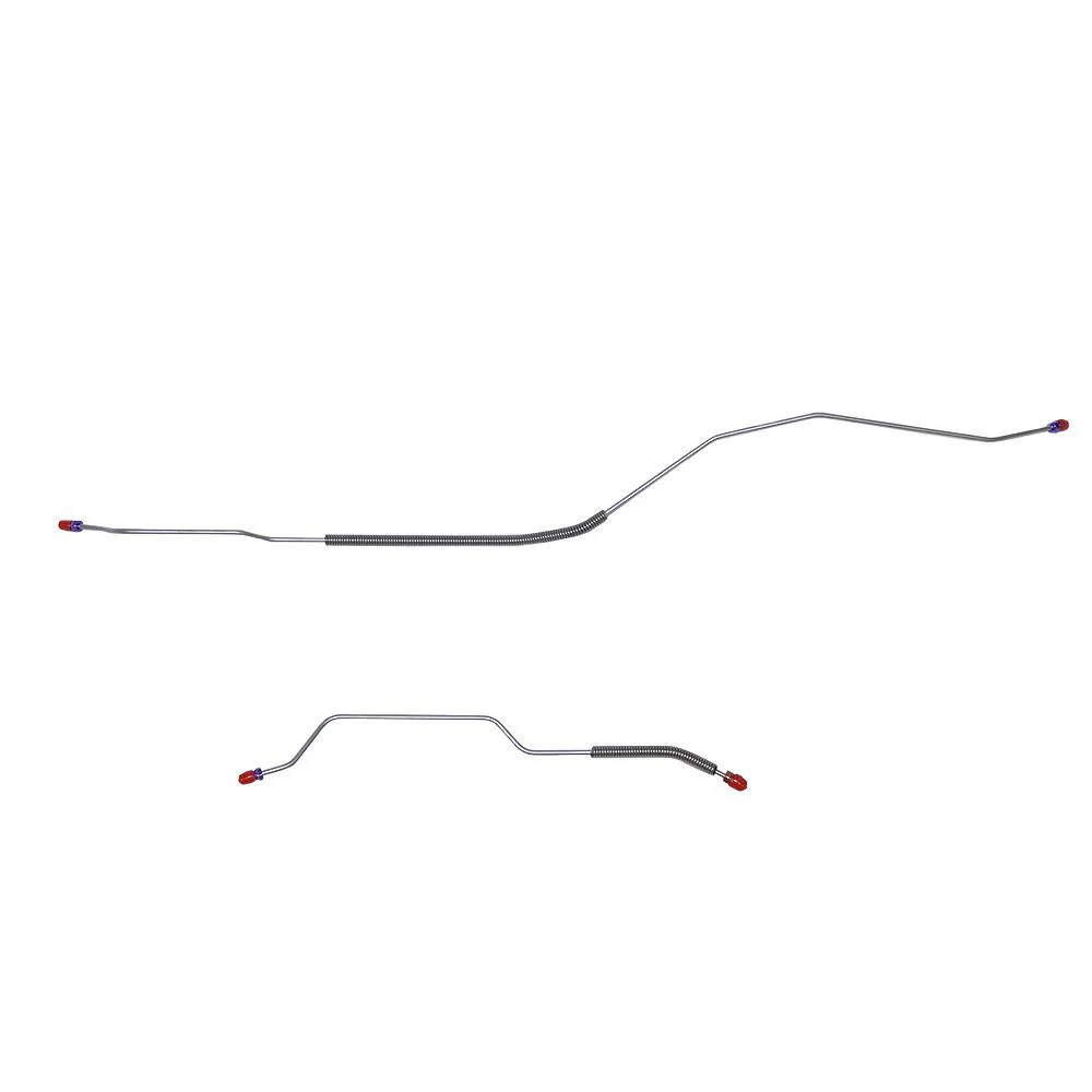 DRA7003- 71 Ford Torino w/ 9 Rear Axle; 2pc Rear Axle Brake Line Set - Image 2