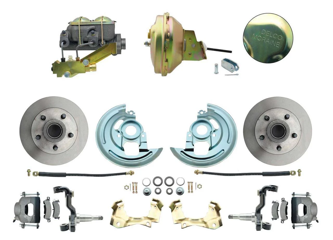 FDC0002- 67-69 GM F-Body Front Disc Brake Conversion Kit with Delco Valve & 9" Booster