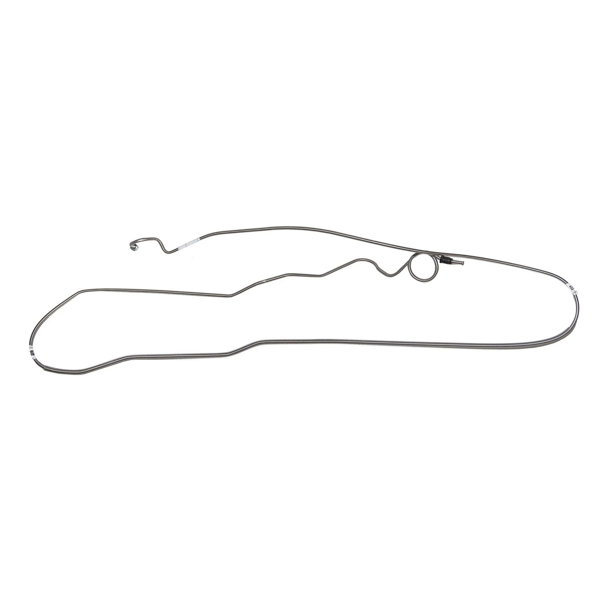 FIN8601- 86-92 Chevy Camaro/ Pontiac Firebird, All Models, Intermediate Brake Line, Enters Bottom of Valve