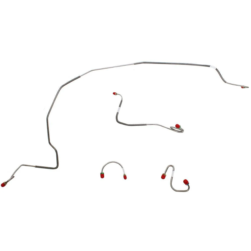 FKT6709- 67-68 Firebird Power Drum Front Brake Line Kit