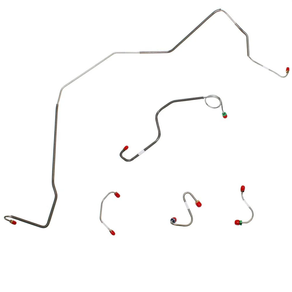 FKT6806- 67-68 Firebird Standard Disc Front Brake Line Kit - Image 2