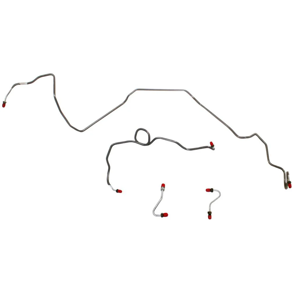 FKT8901- 89-92 Chevy Camaro/Pontiac Firebird w/ 2.8L/3.1L 6cyl, 2nd Design Course Threads in M/C, Front 4pc Brake Line Set - Image 2
