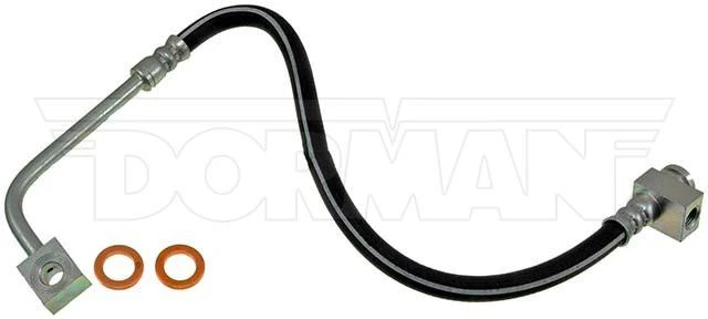 FLH380353- 95-97 Ford F-250/F-350 4wd Left Front Brake Hose; Rubber